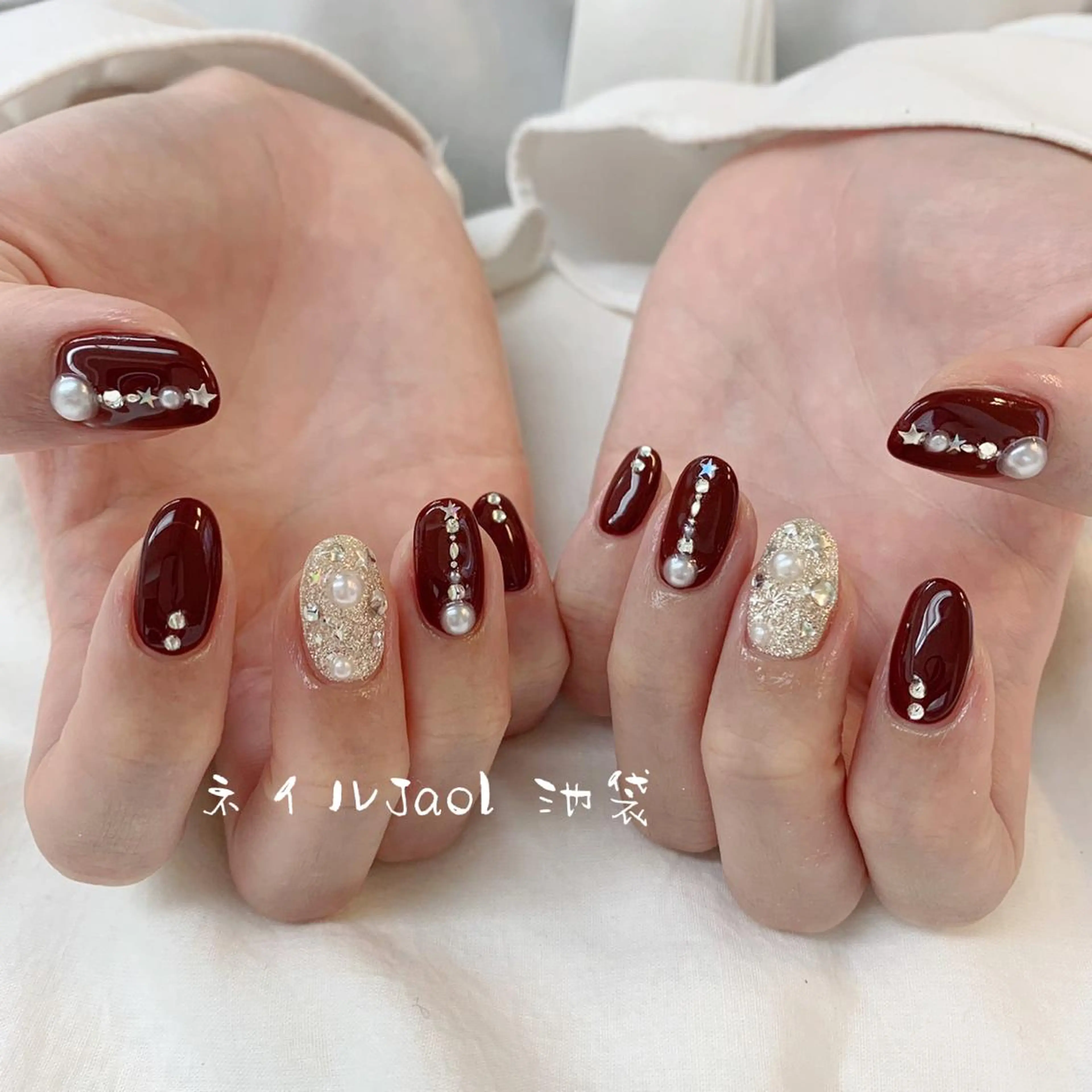 ミディアム nail jaol池袋店所属・ネイルJaol 池袋のネイルデザイン