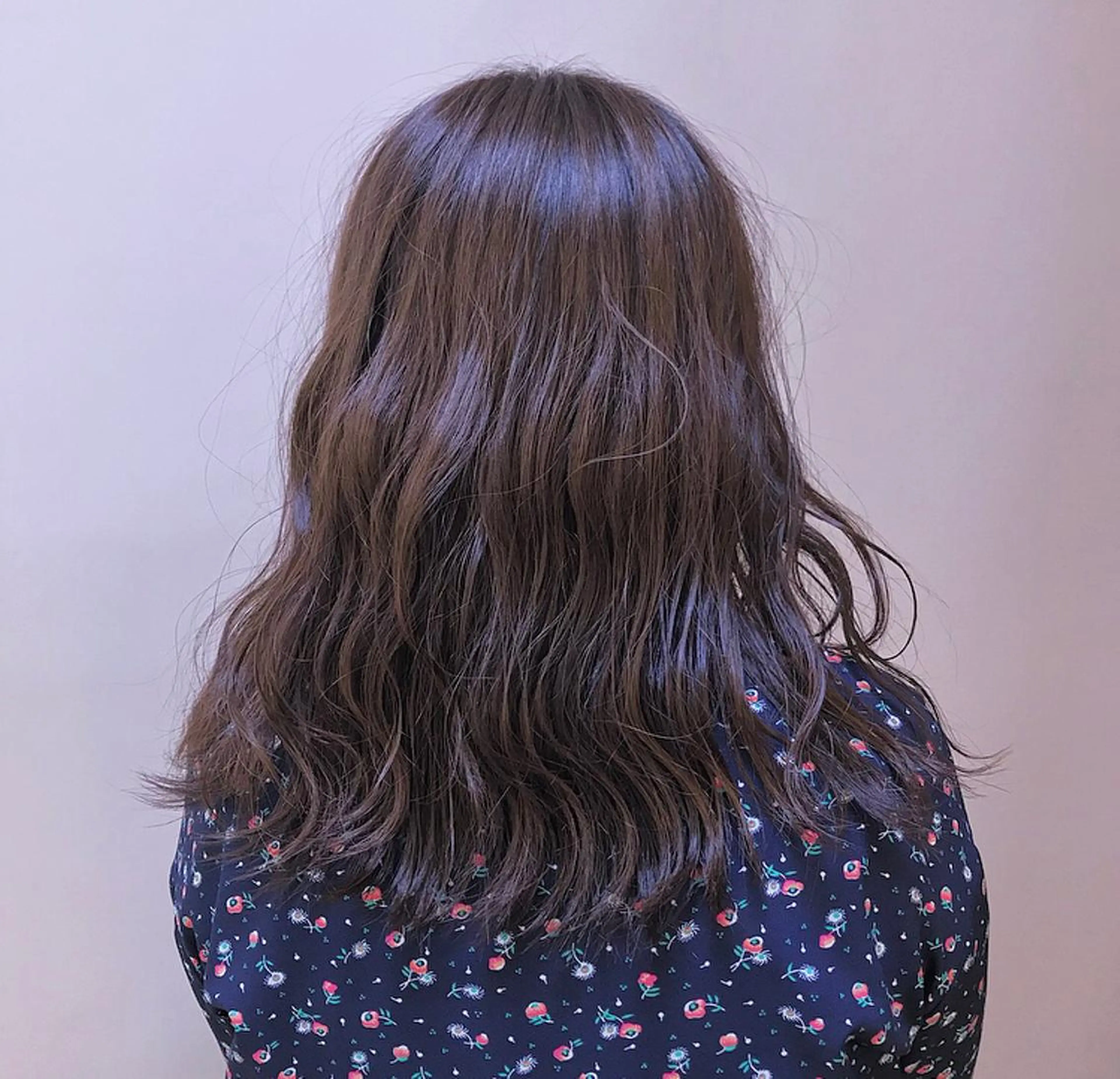 セミロング 似合わせカットカラー ♡佐藤捺美のヘアスタイル