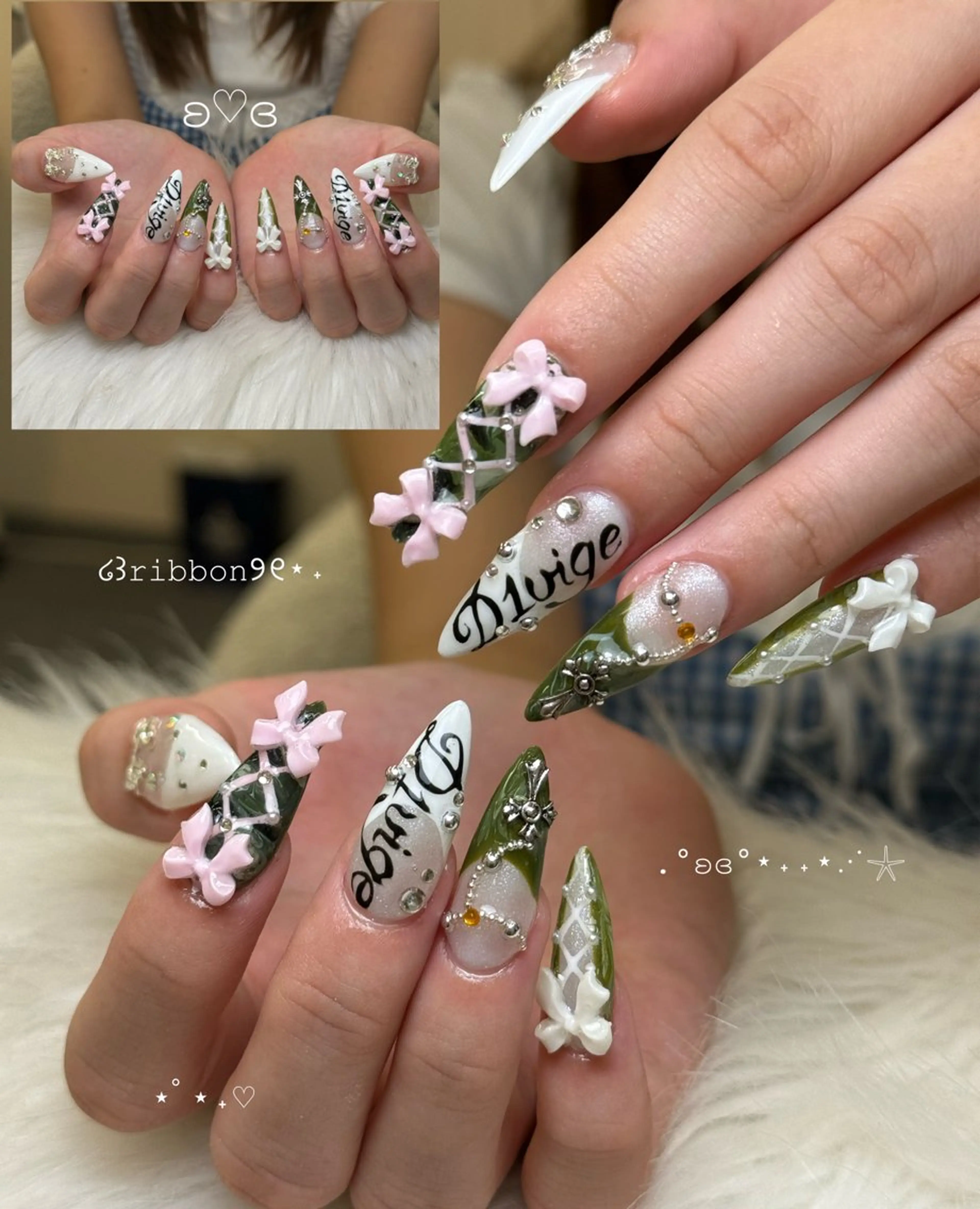 ネイル 韓国ネイル 持ち込み 冬ネイル Nihonthy Nail 新宿所属・Nihonthy Nail 新宿のネイルデザイン