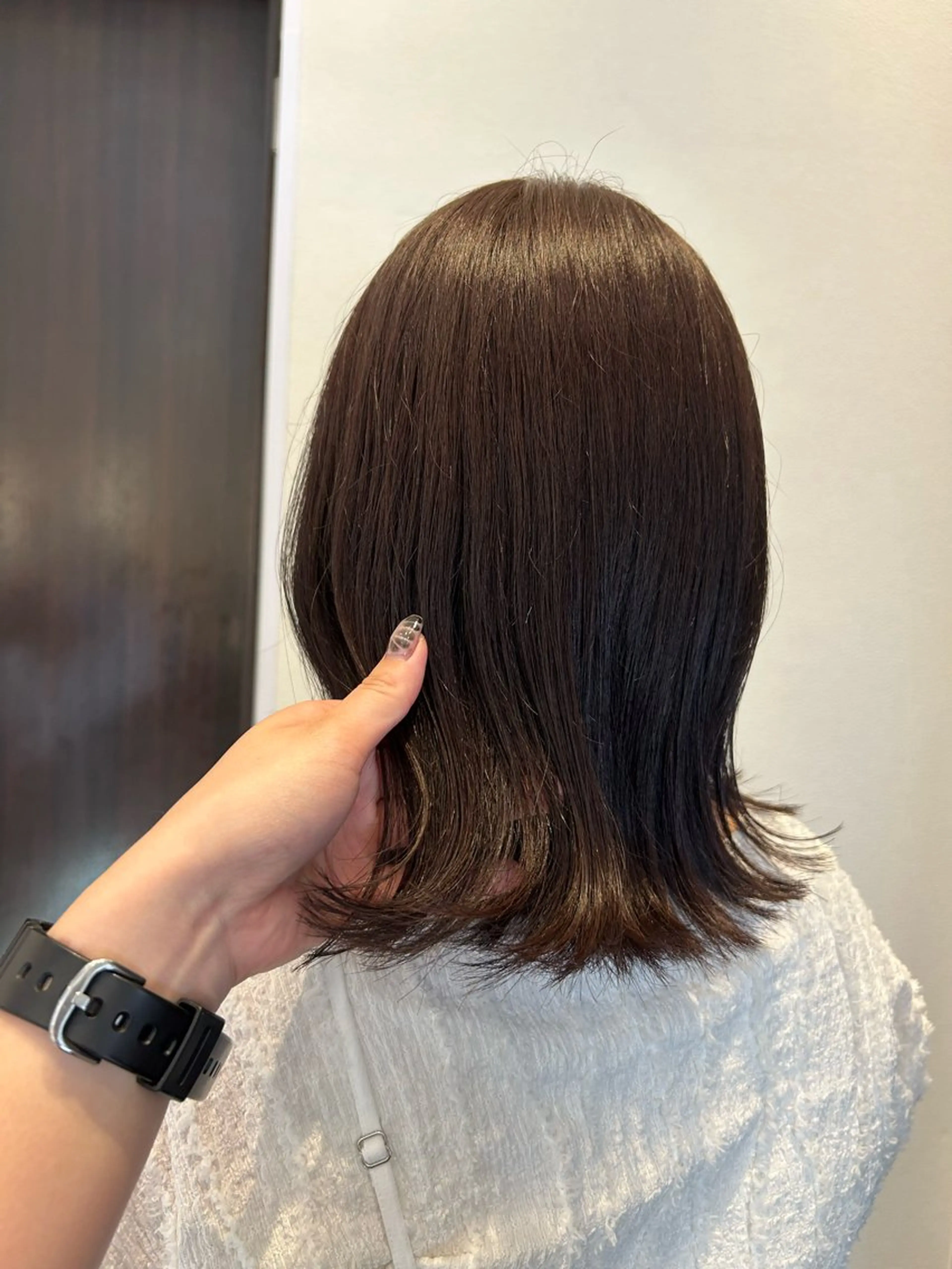 カラー ヘアカラー 江田 彩那のヘアスタイル