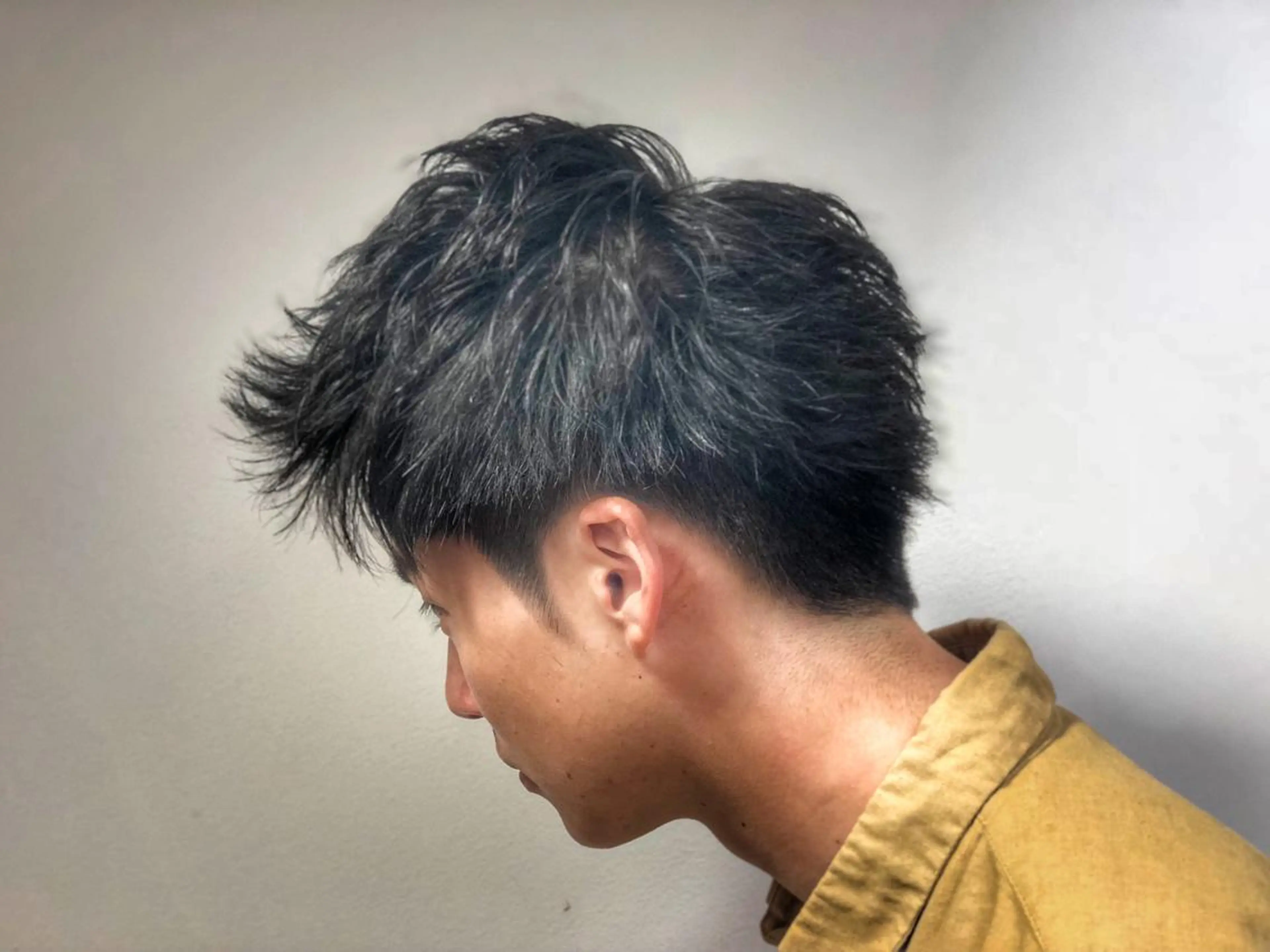 ショート カラー パーマ メンズ 美髪矯正 Rioのヘアスタイル