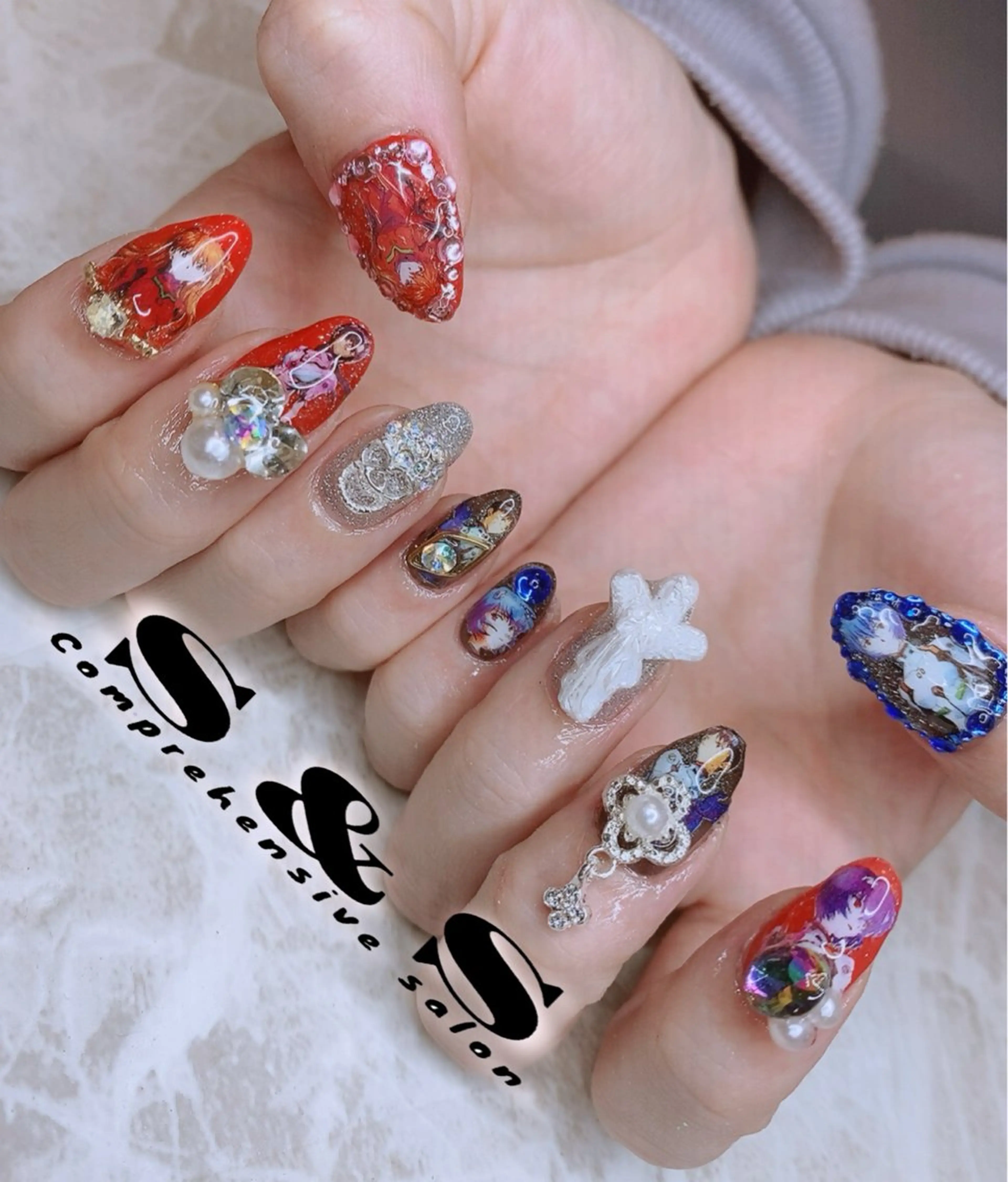 ネイル 長さ出し メンズネイル 持ち込み スカルプネイル S&S 村田小百合のネイルデザイン