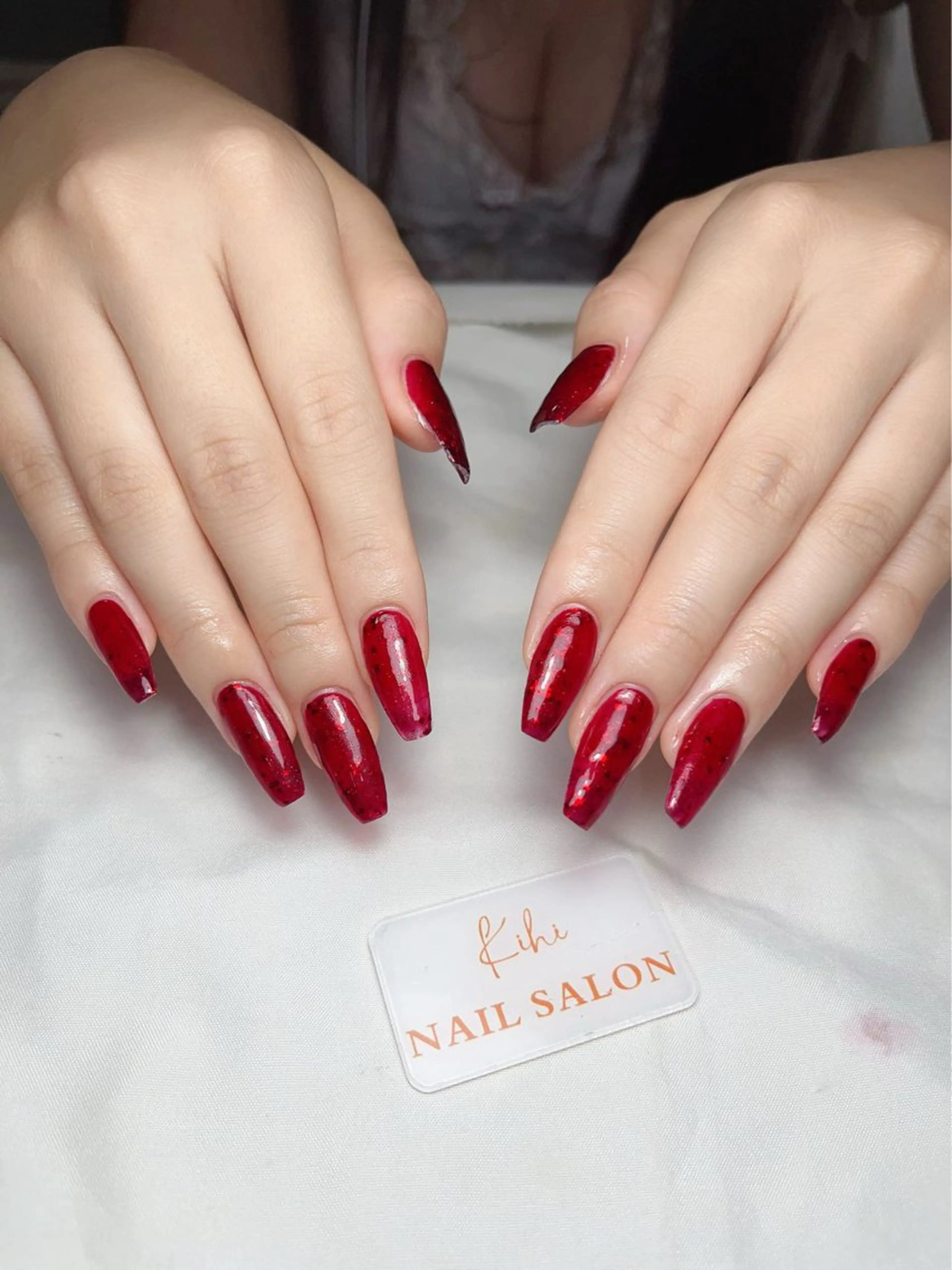 ネイル アートネイル フレンチネイル ジェルネイル グラデーション 韓国ネイル ハンドネイル ハンドケア さくら💮💮 【オフ無料】のネイルデザイン