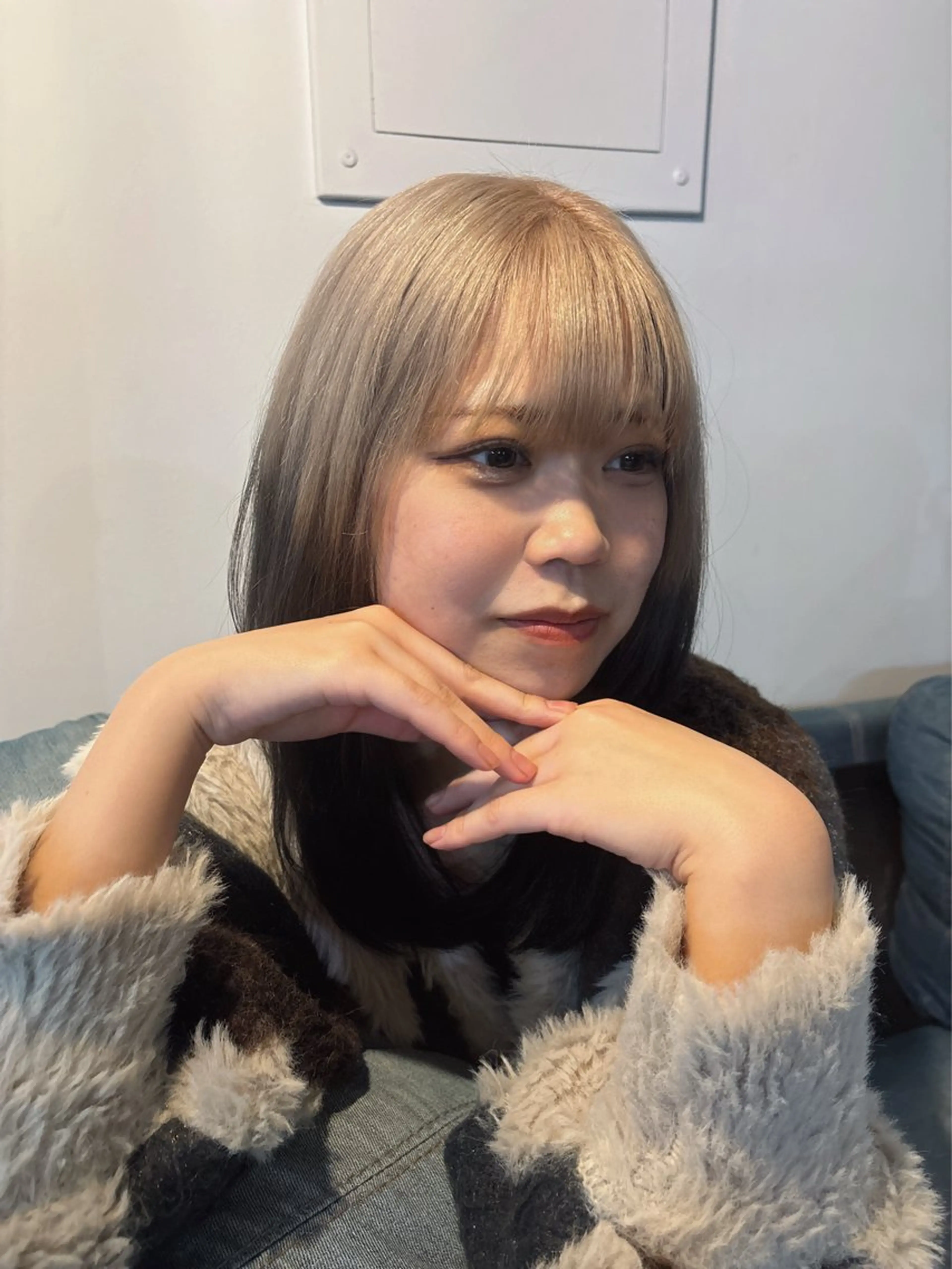 セミロング カット ヘアカラー トリートメント 🌐NATSUMI 🌐【寒色カラー】のヘアスタイル