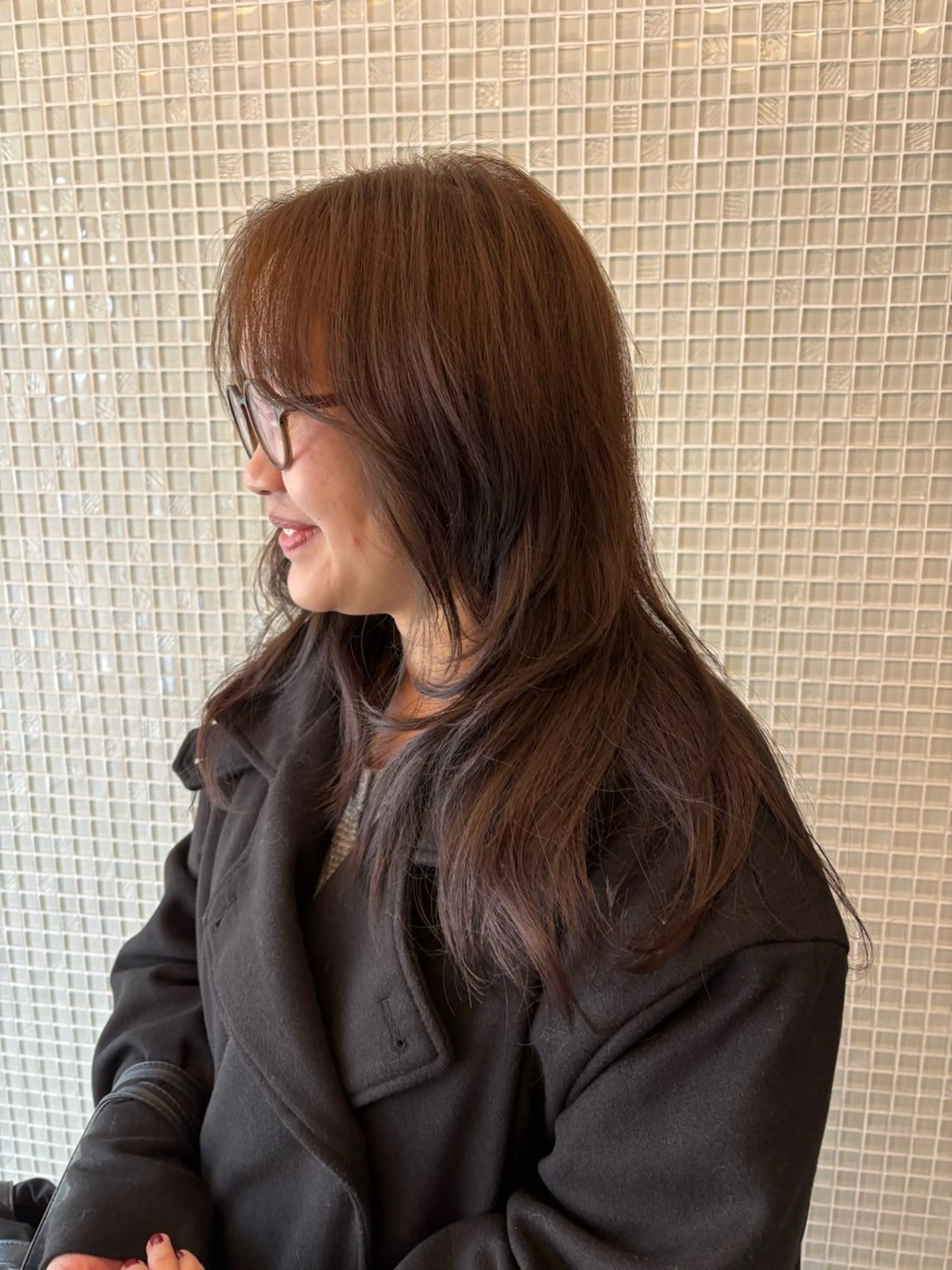 セミロング カラー カット ヘアカラー トリートメント Toiro 横浜所属・🎀レイヤー/パーマ カラー/ai🎀のヘアスタイル