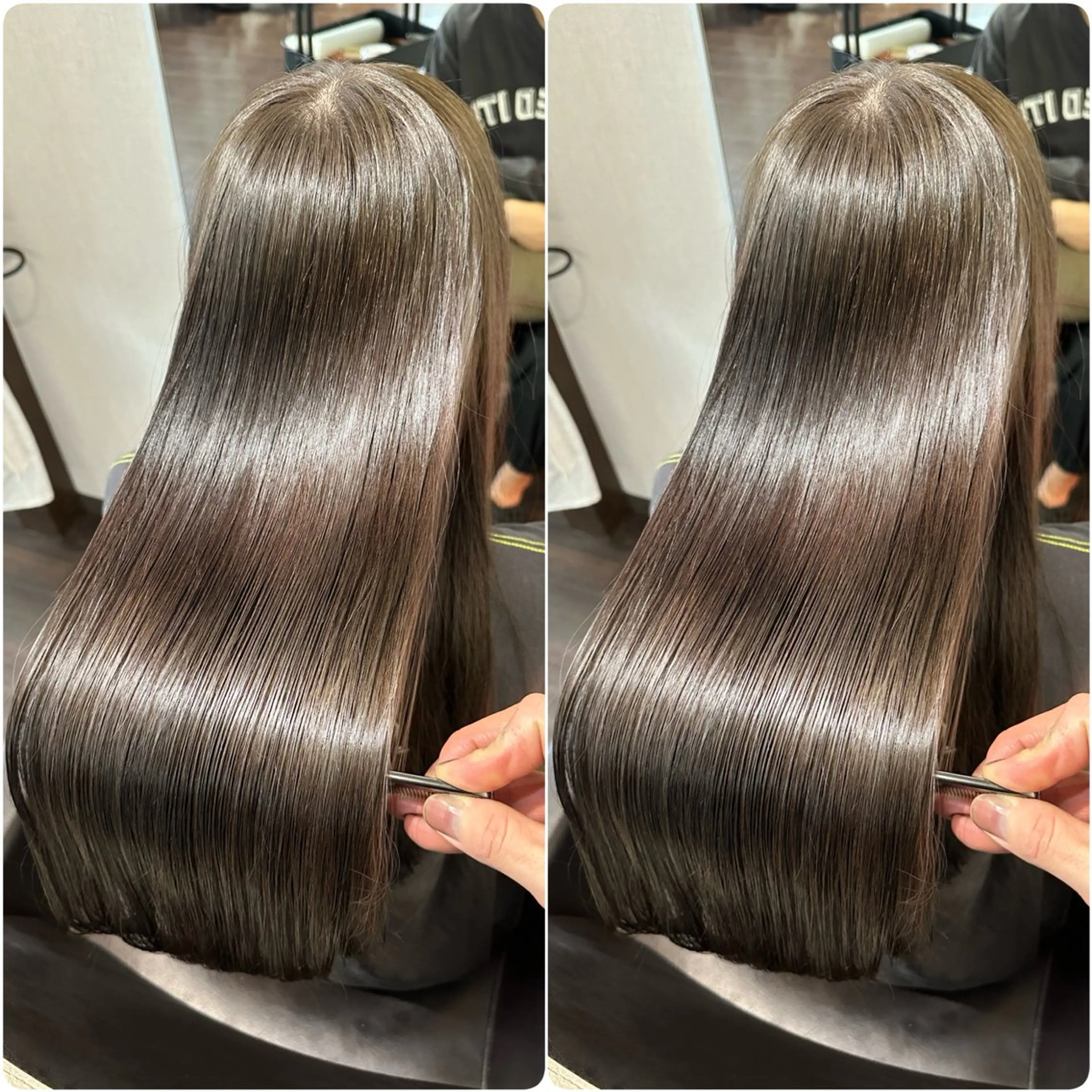 ロング カラー カット ヘアカラー トリートメント ヘッドスパ youres hair 髪質改善トリートメント&ヘッドスパ　新宿EAST所属・🌹ULTOWA🌹 髪質改善/縮毛/店長のヘアスタイル