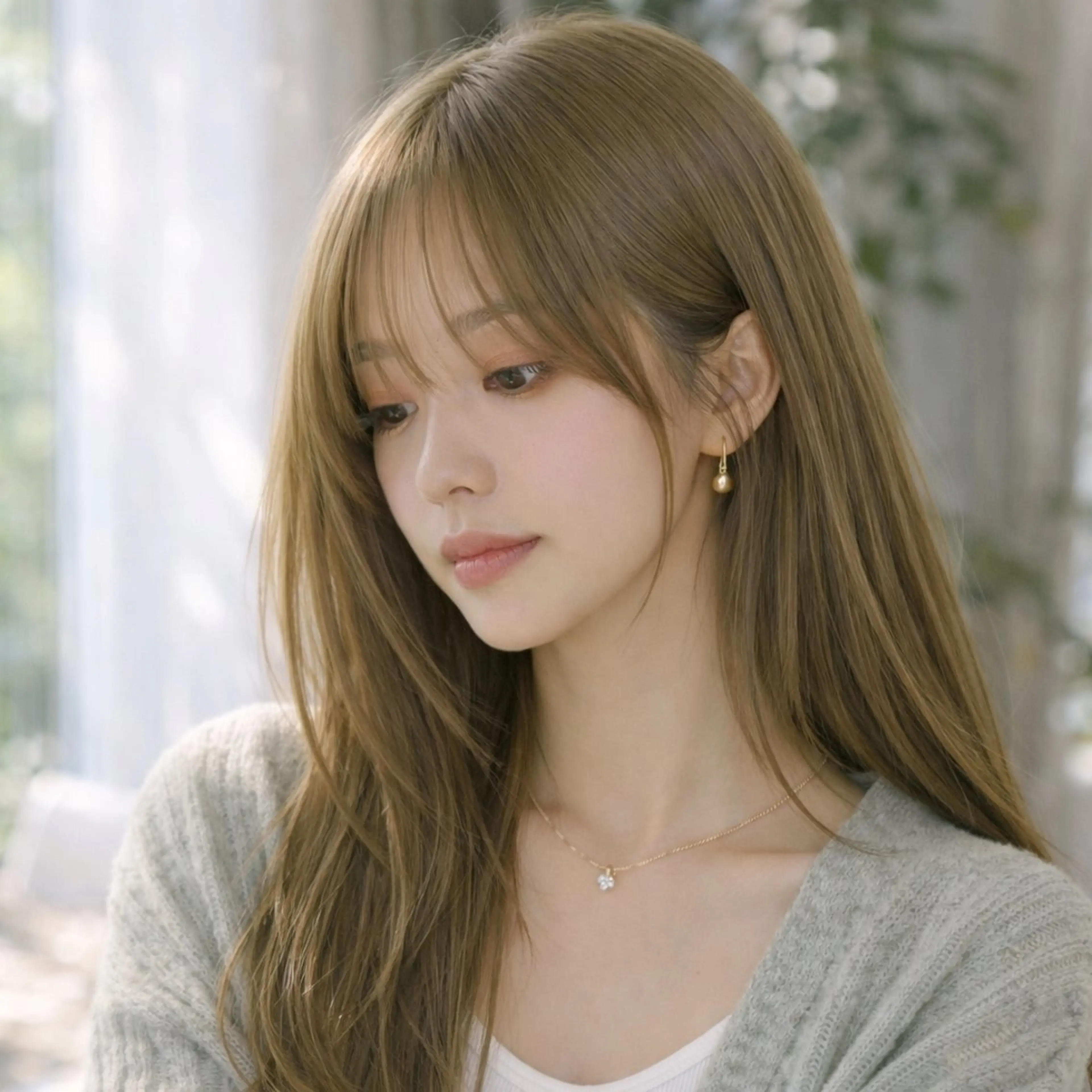 カラー 山田 栞那のヘアスタイル