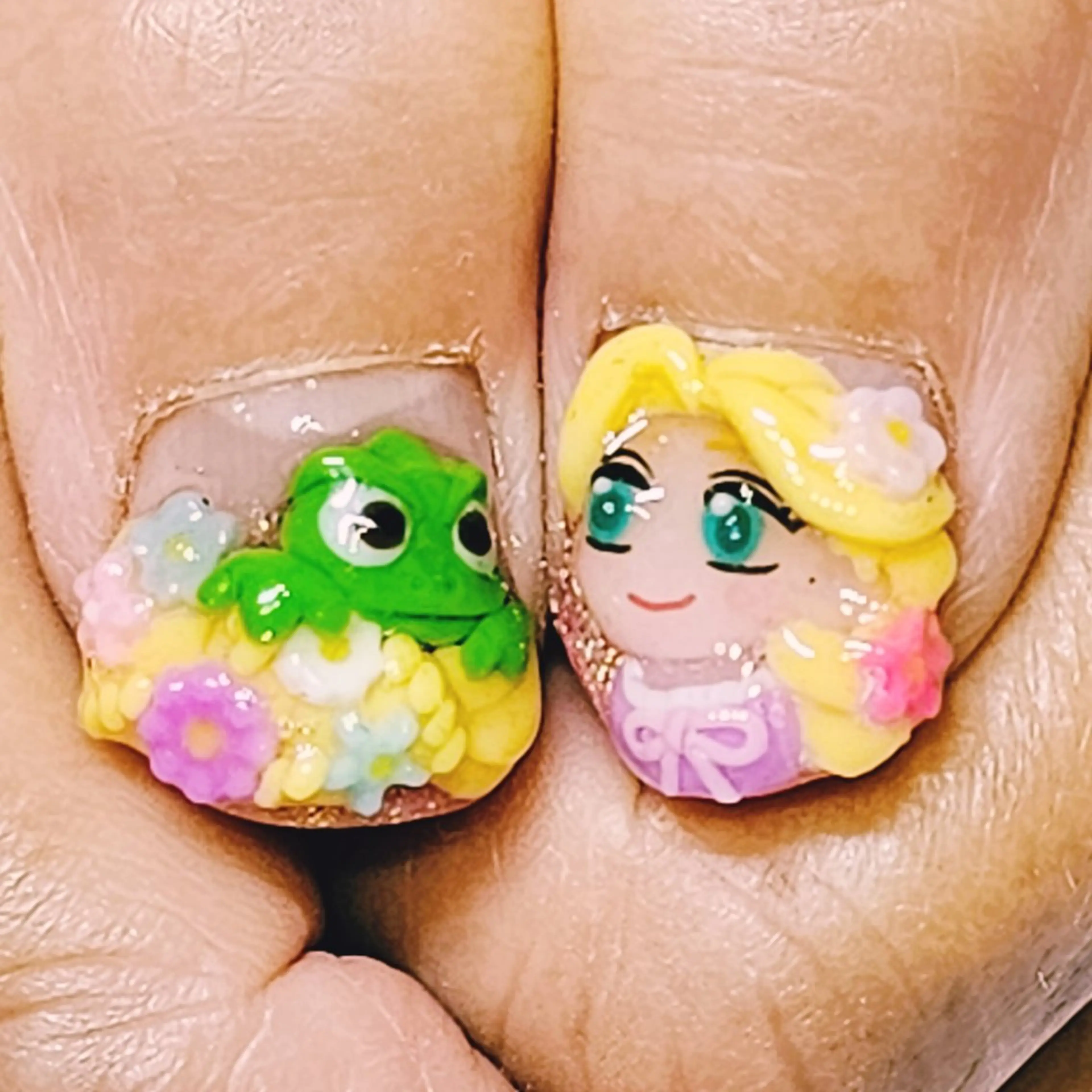 ネイル アートネイル グラデーション ラメ(グリッター) ピンク ハンドネイル よしだ ひろきのネイルデザイン