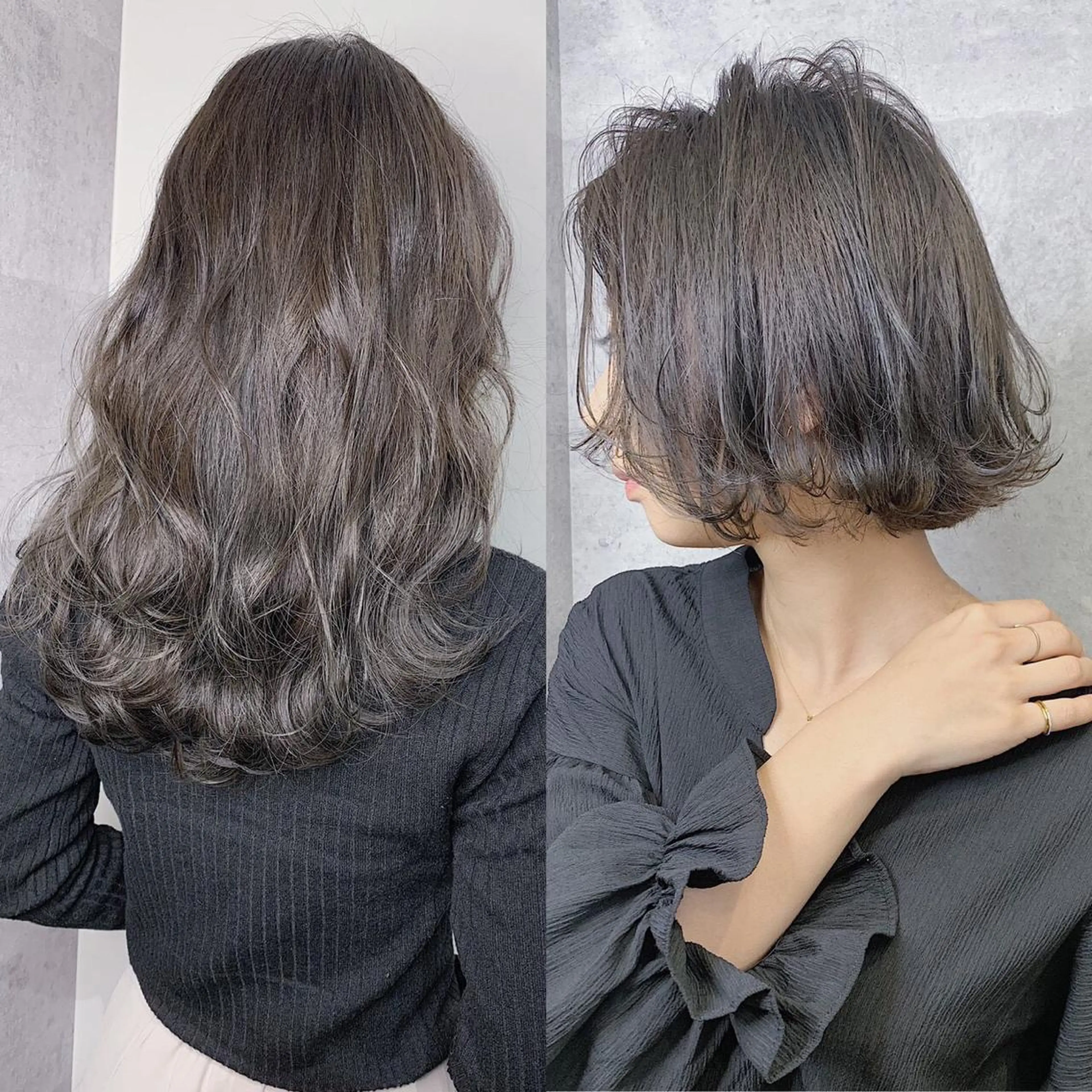 ミディアム _WHITE 高槻のヘアスタイル