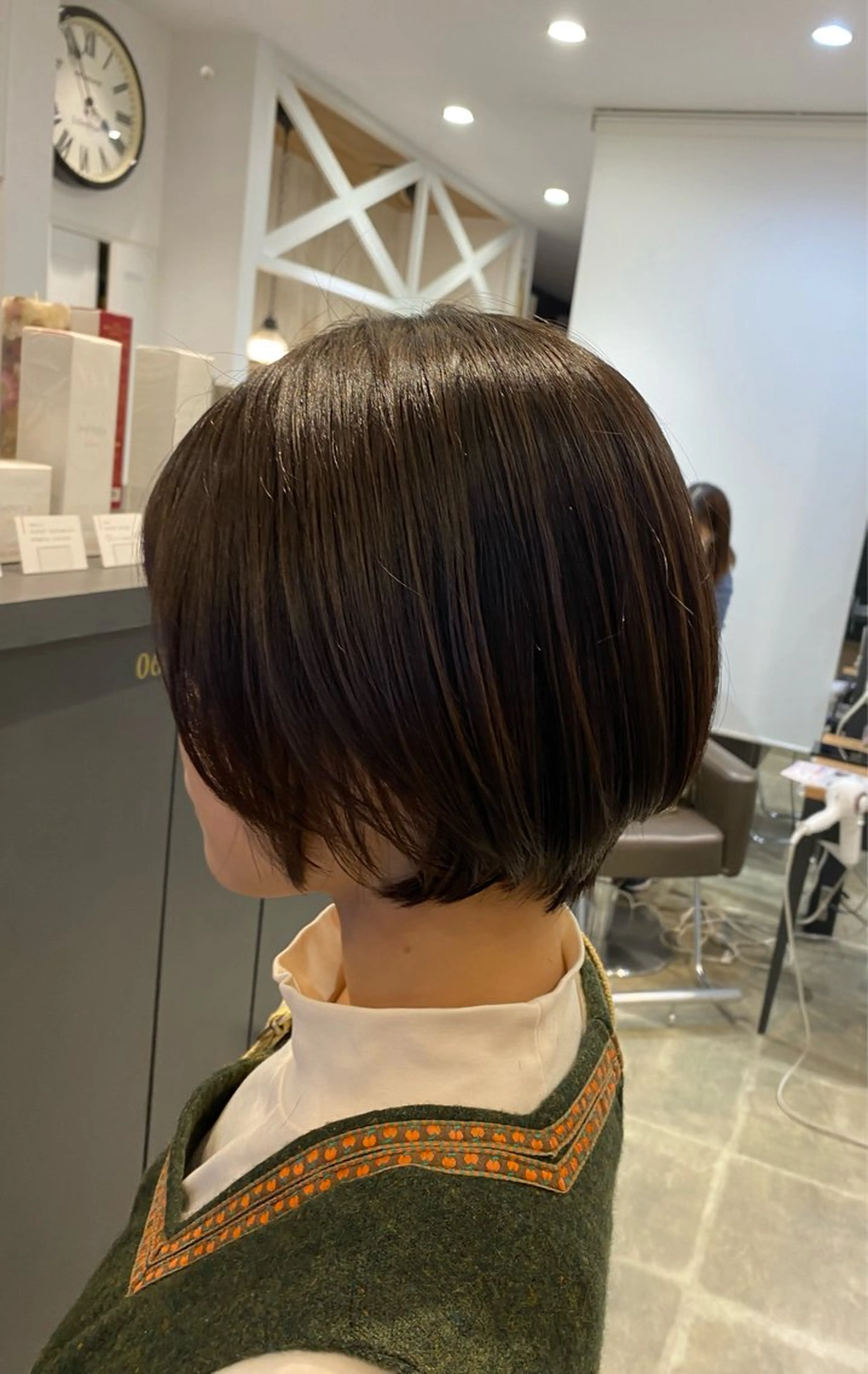 ショート 丸みショート ショートヘア 柴田 枝利子のヘアスタイル