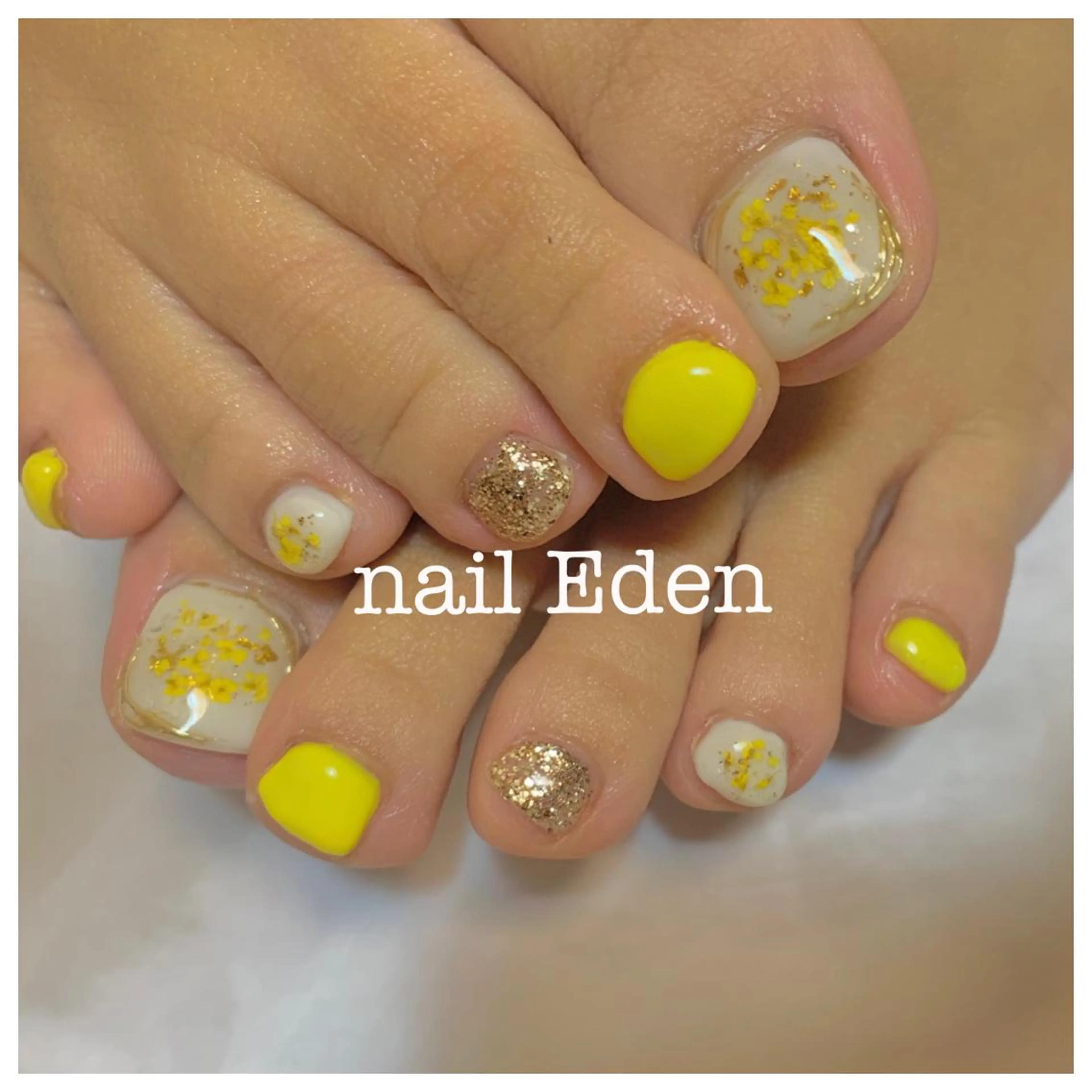 ネイル 持ち込み フットネイル Eden　private nail saron所属・Eden ♾️のネイルデザイン