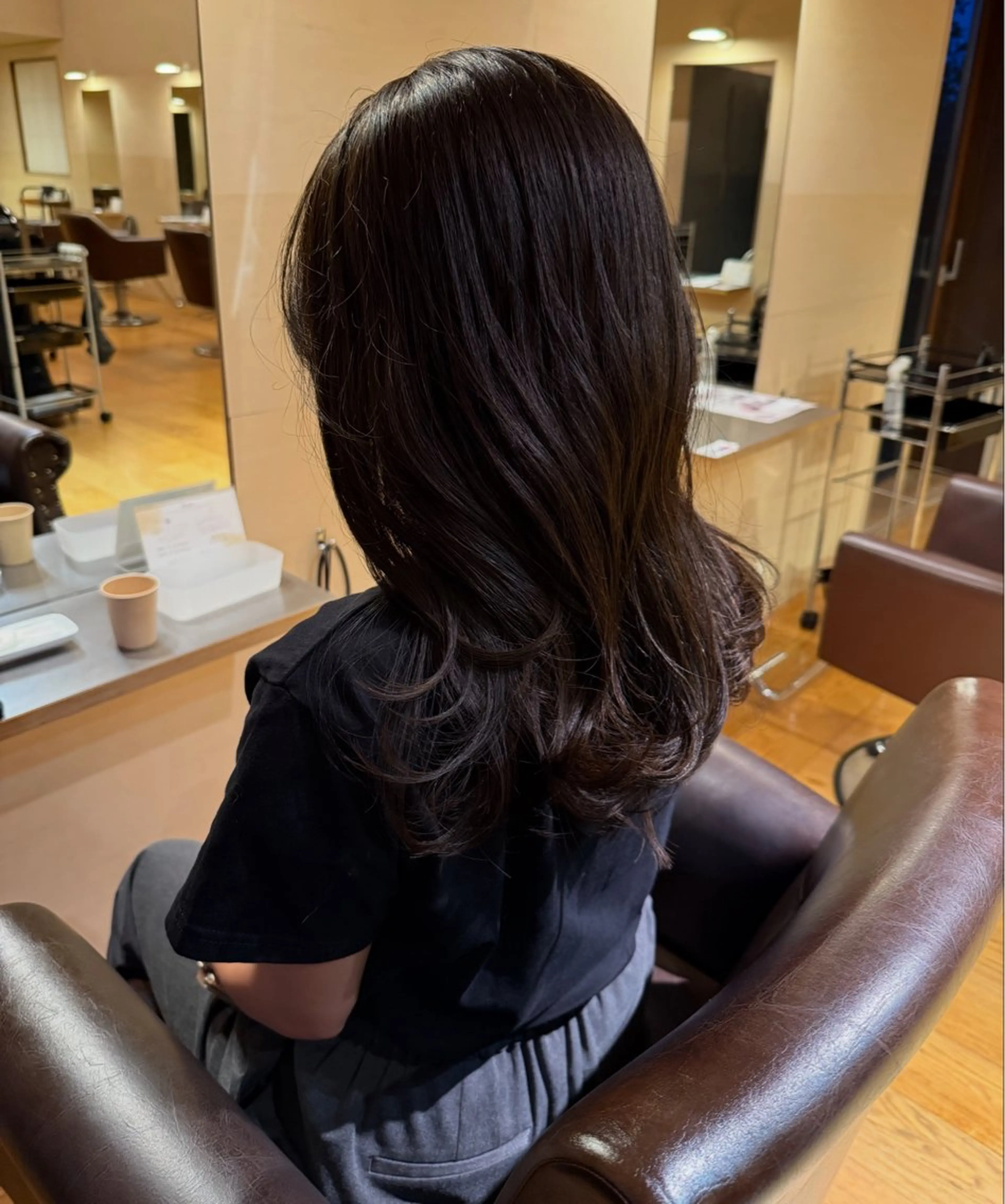 セミロング カラー ラベンダーカラー トリートメント 𝐍𝐚𝐭𝐚𝐥𝐢𝐞所属・つくばNATALIE alisaのヘアスタイル