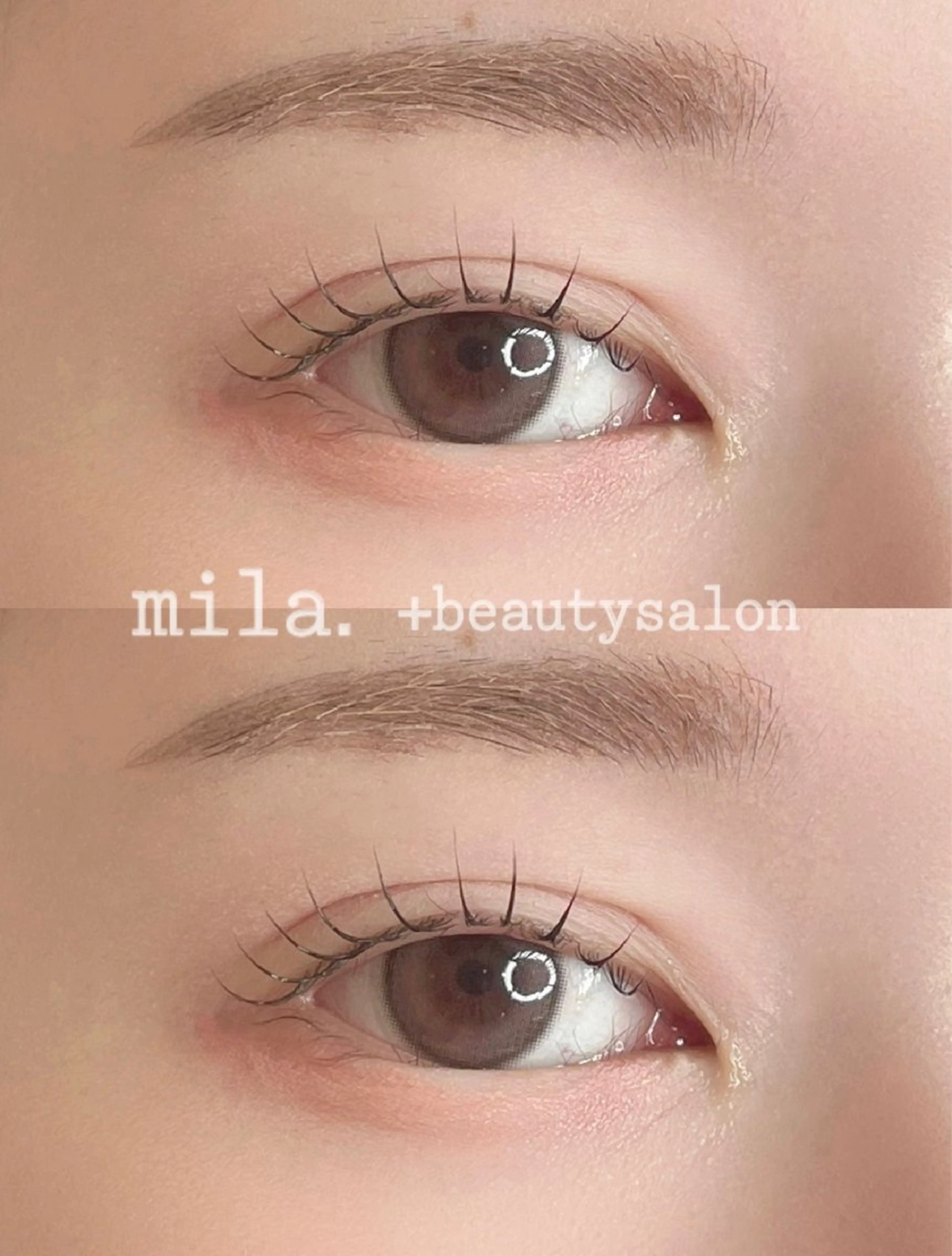 マツエク・マツパ マツパ 【 mila.】河嶋 菜月のマツエク・マツパデザイン