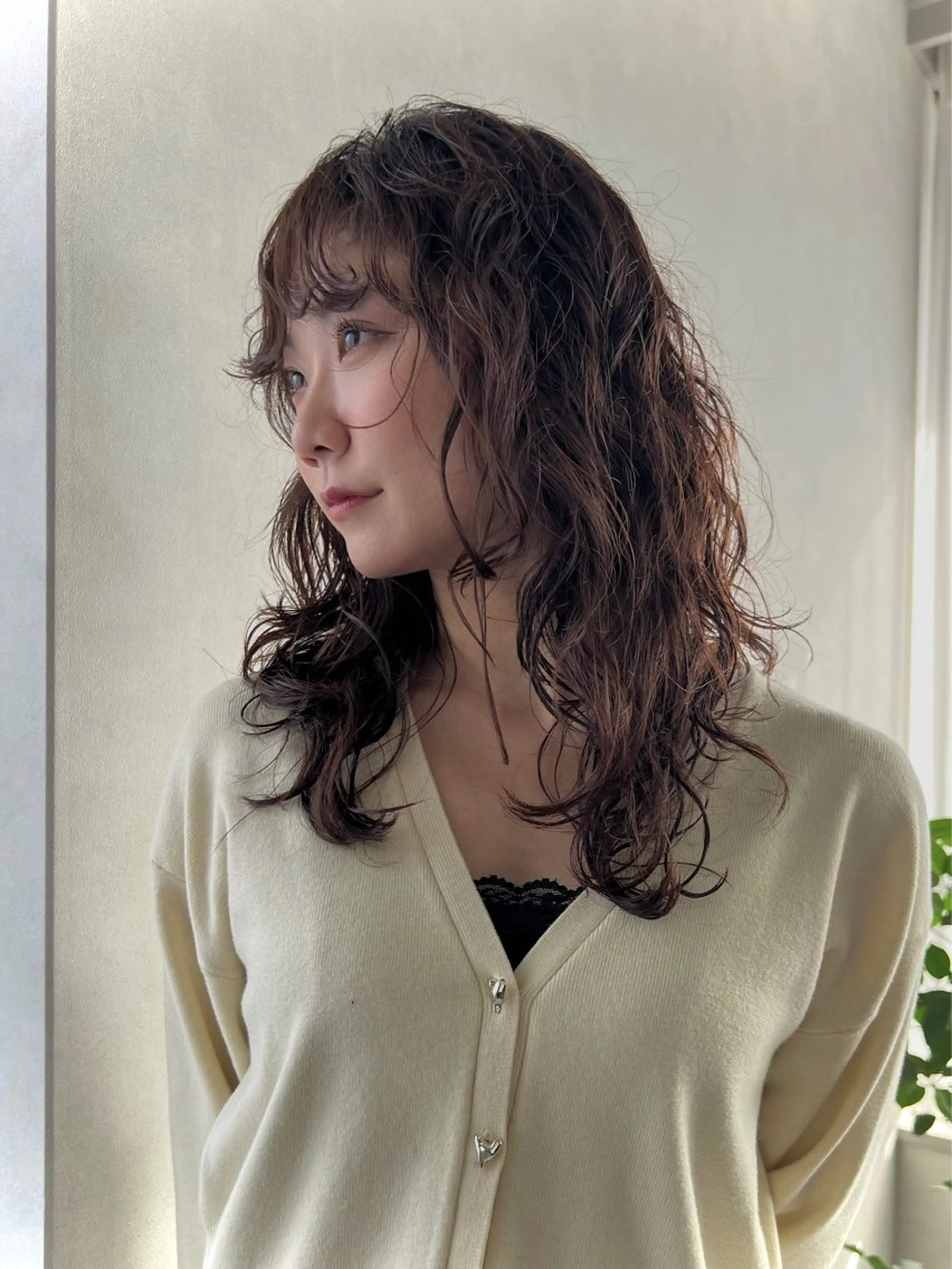 ミディアム レイヤーヘア/パーマ 村中　仁人のヘアスタイル