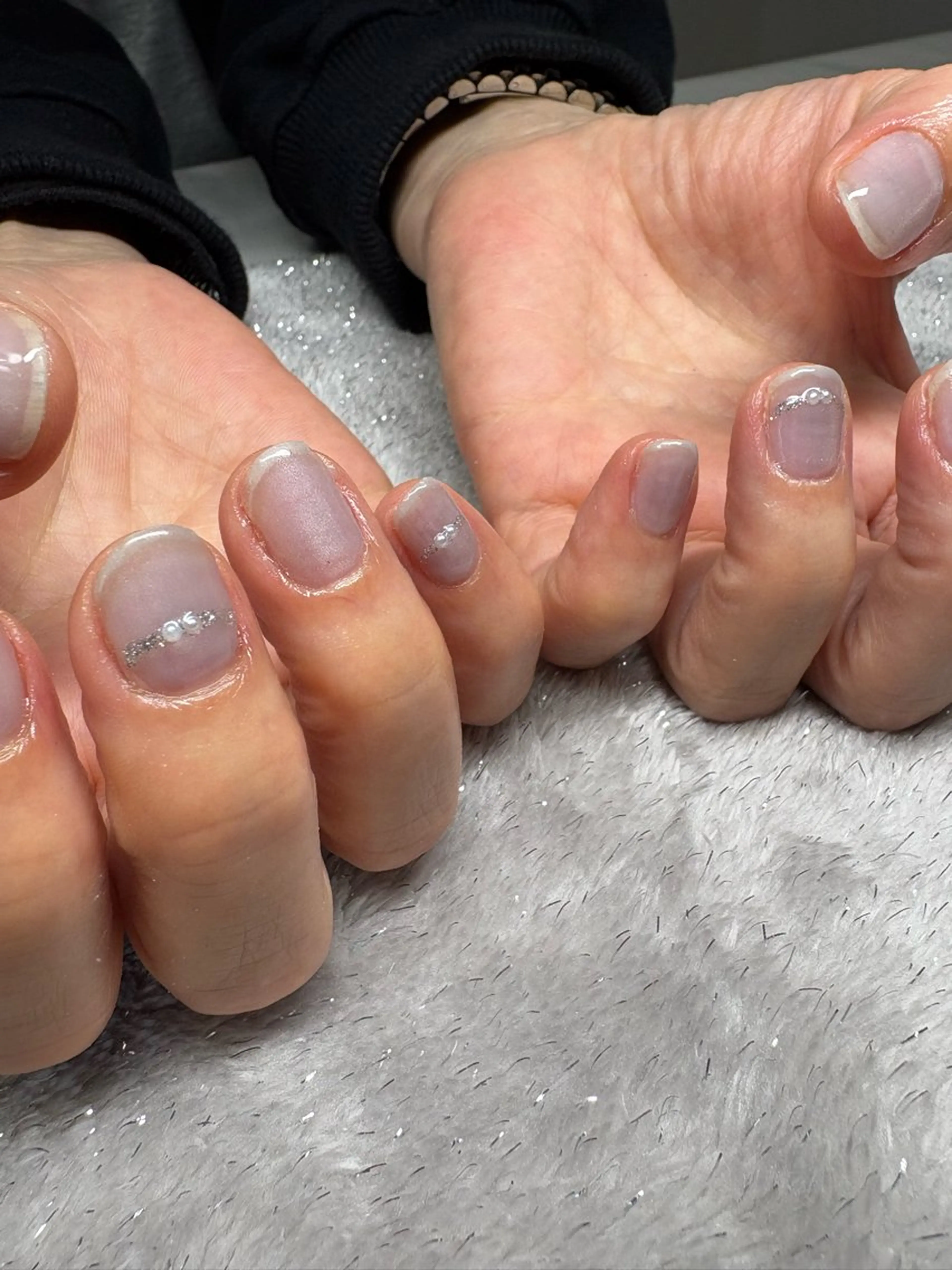 ネイル マグネットネイル シンプルネイル ハンドネイル nail.s misatoのネイルデザイン