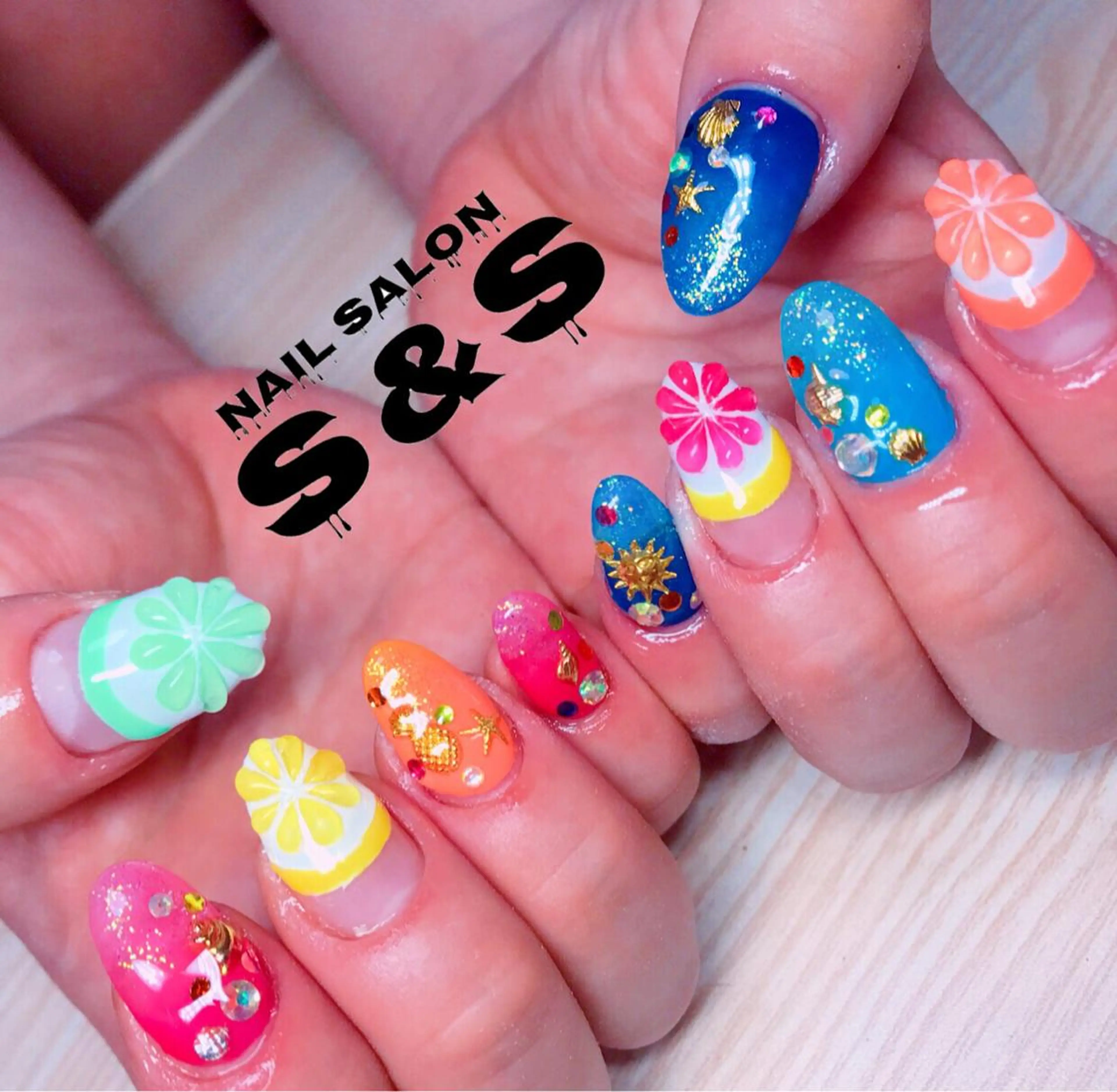 ネイル 長さ出し メンズネイル 持ち込み スカルプネイル ネイルチップ S&S 村田小百合のネイルデザイン