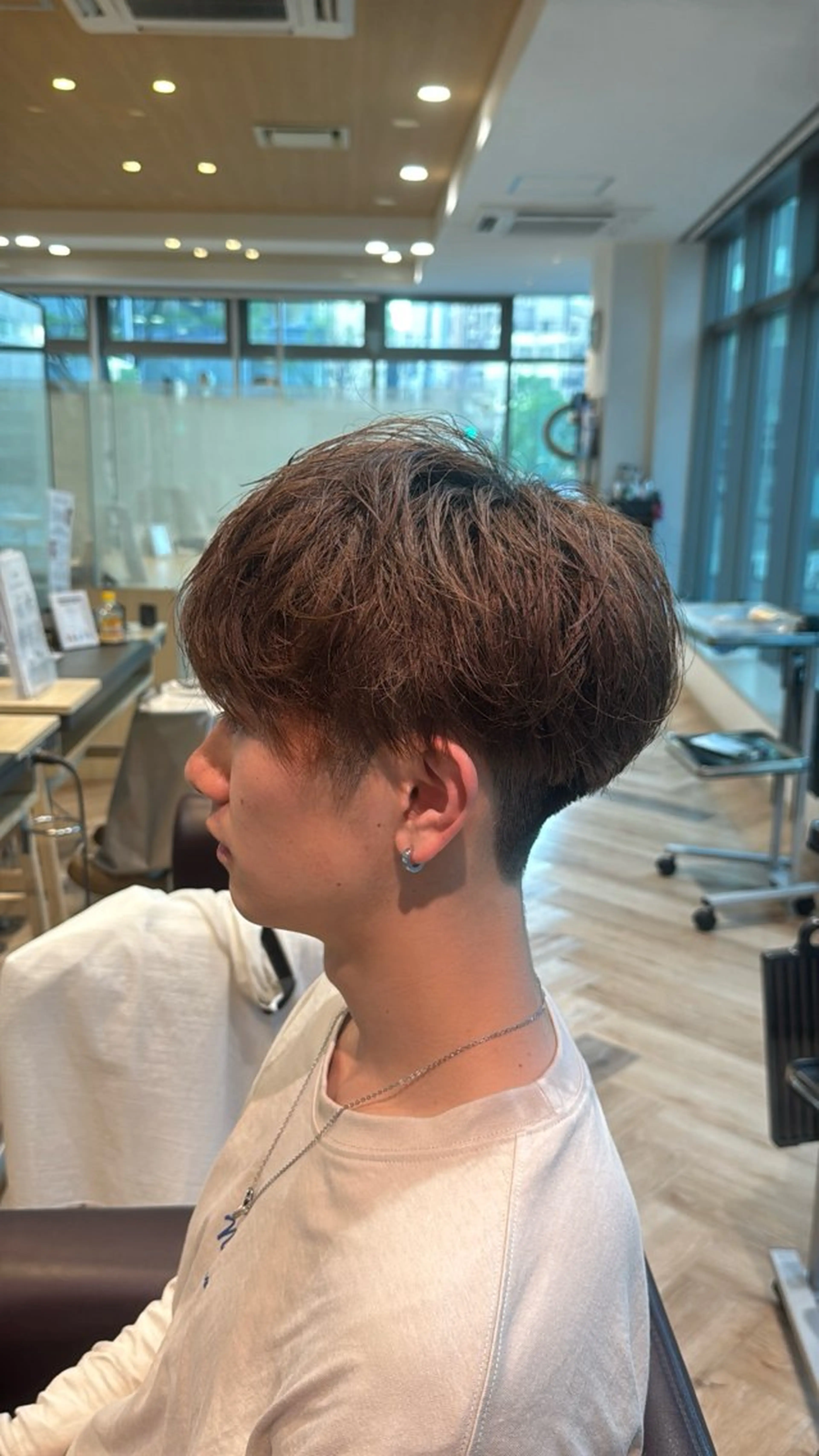 ショート メンズ メンズ特化/ センターパート/八谷のヘアスタイル