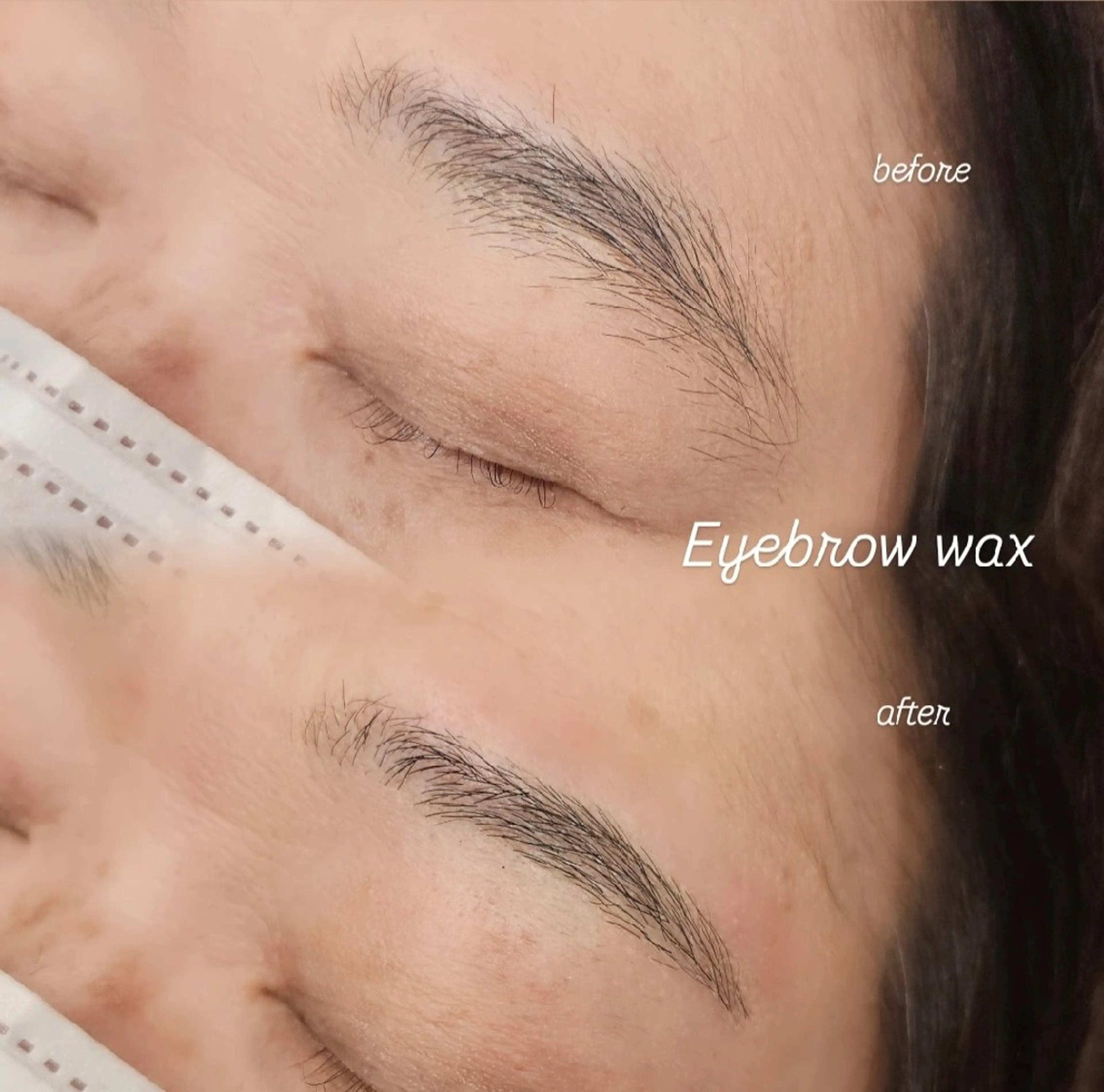 アイブロウ ワックス脱毛 N:bymylash naoのマツエク・マツパデザイン