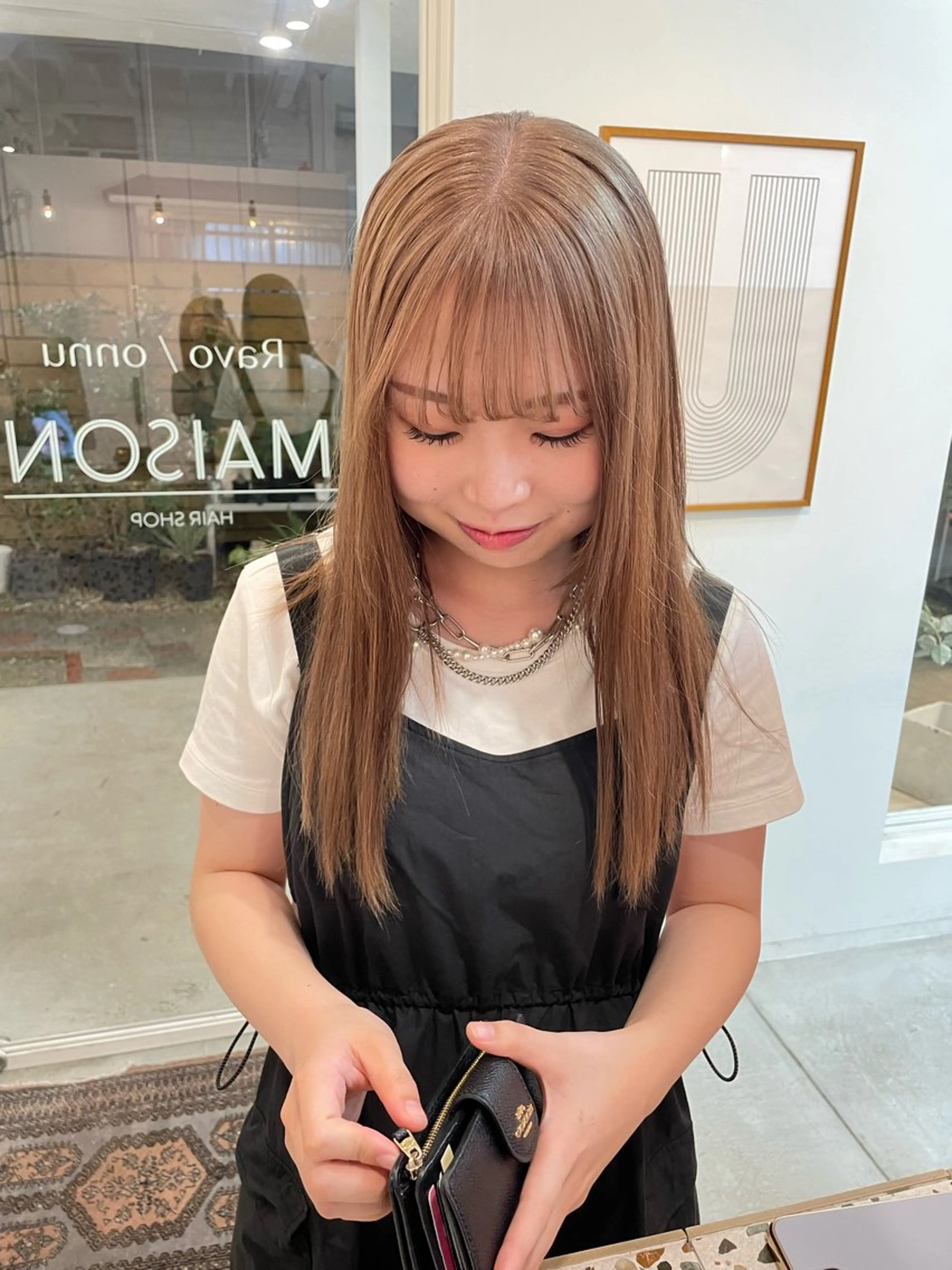 ロング ALLYS 渋谷店所属・最高級の艶のある カラーmei🎨のヘアスタイル