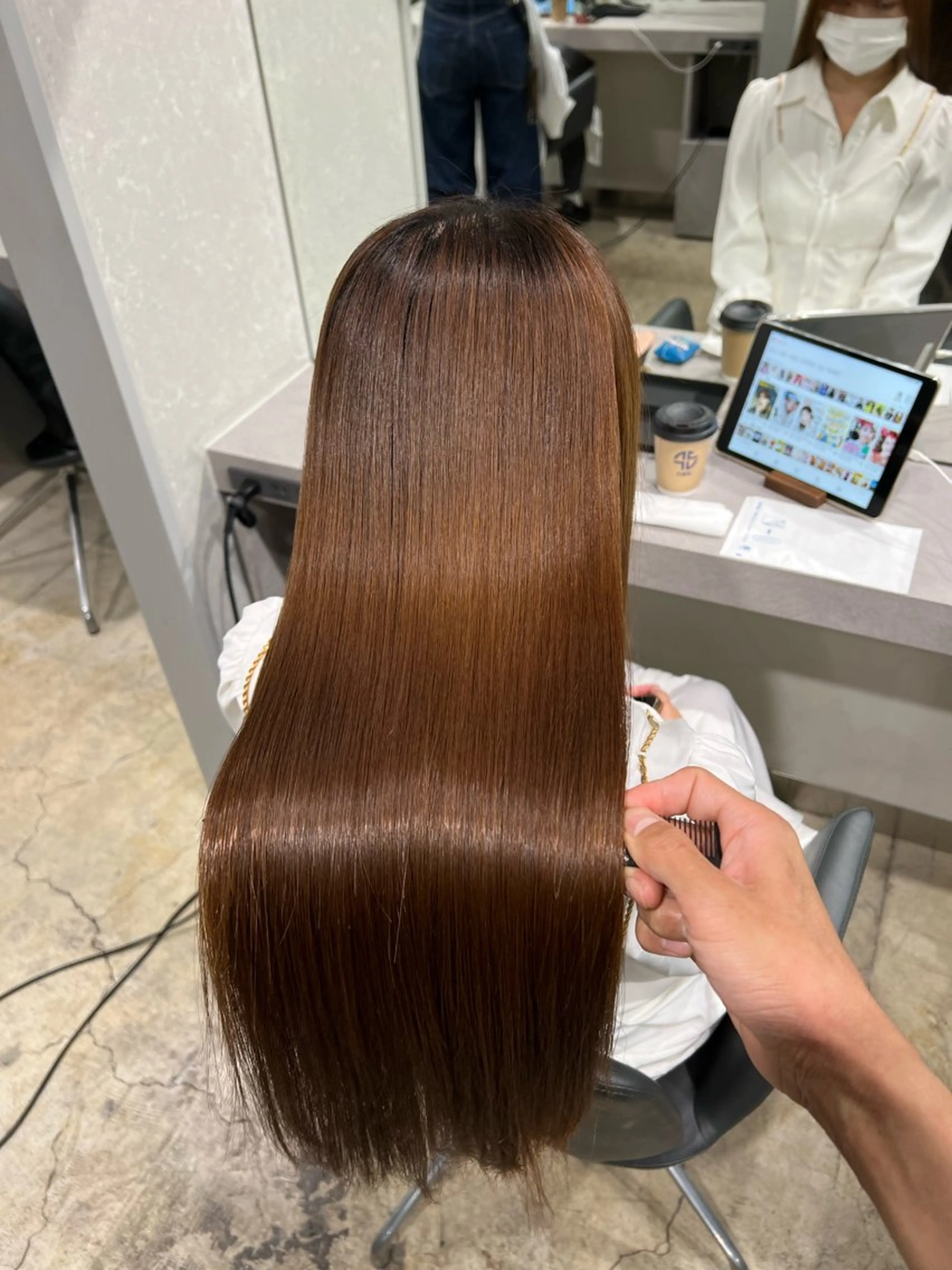 セミロング 縮毛矯正 nex the salon coall所属・🫧似合わせショート イシダ🫧のヘアスタイル