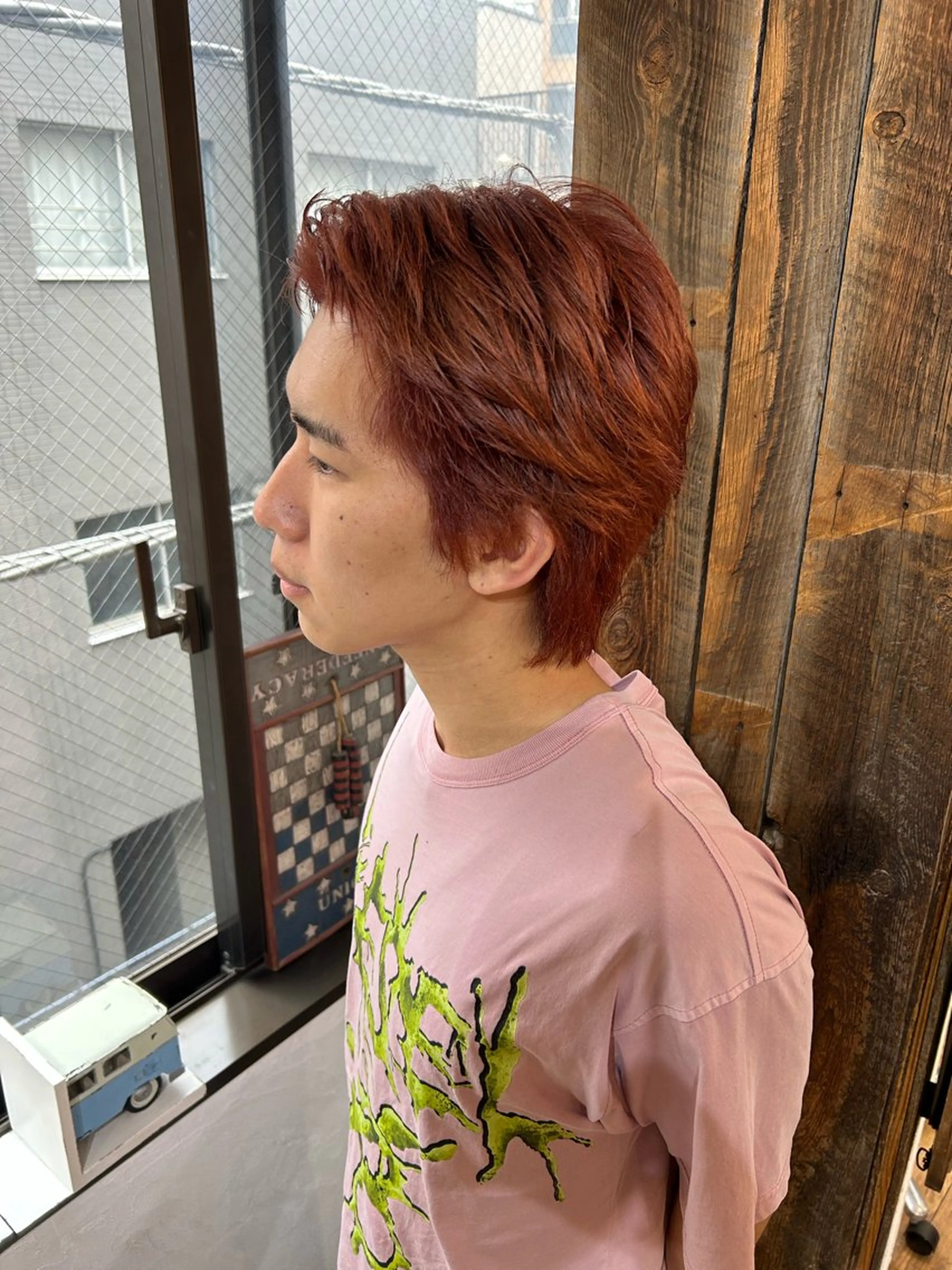 ショート カラー メンズ メンズブリーチ メンズハイトーン ブリーチ ダブルカラー ハイトーンカラー ヘアカラー 180° OneEightyDegrees 中目黒所属・Himari 【ハイトーンカラー】のヘアスタイル