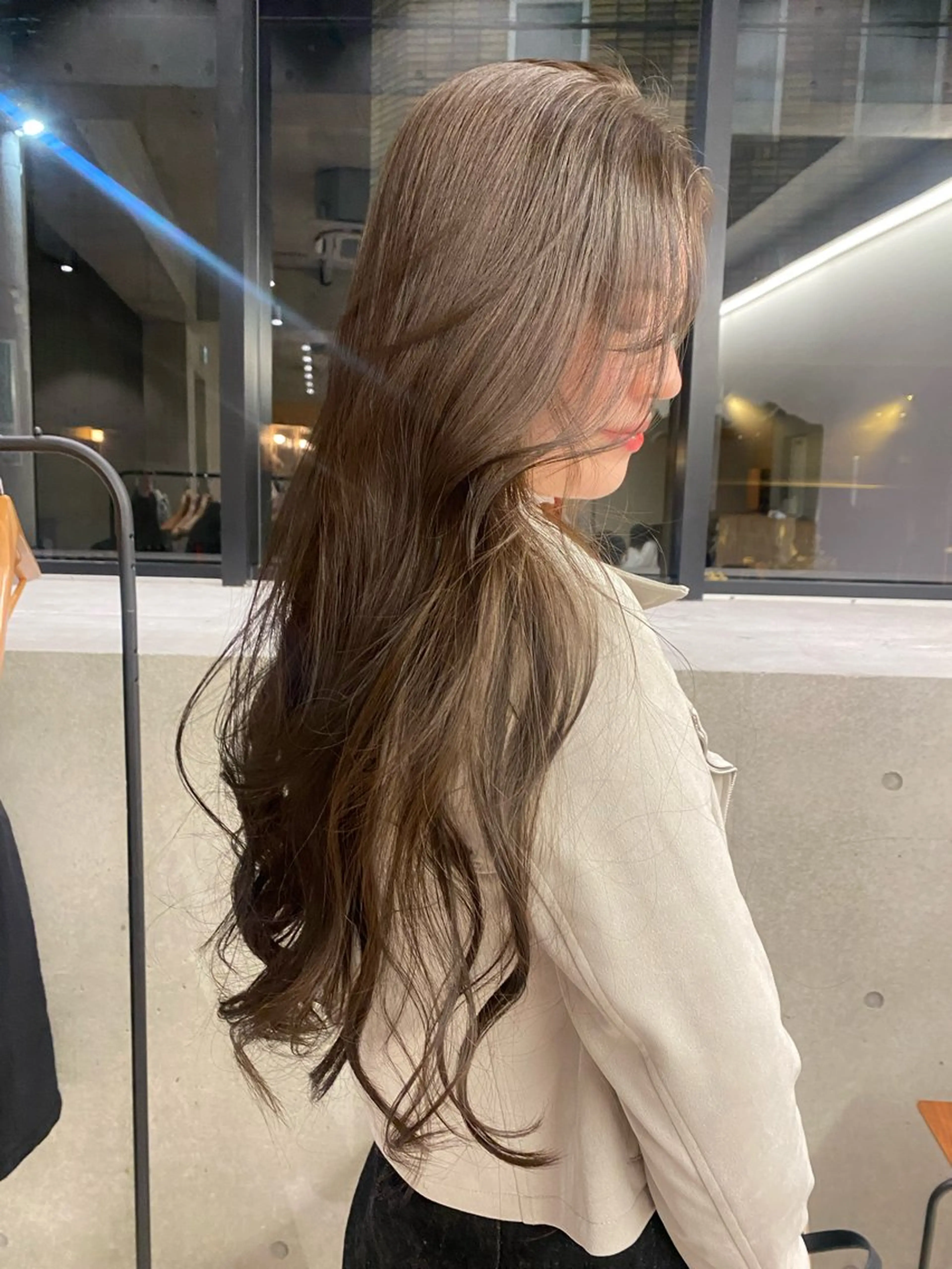 ロング カラー カット ヘアカラー トリートメント レイヤー/柔色 カラー/SAkiのヘアスタイル