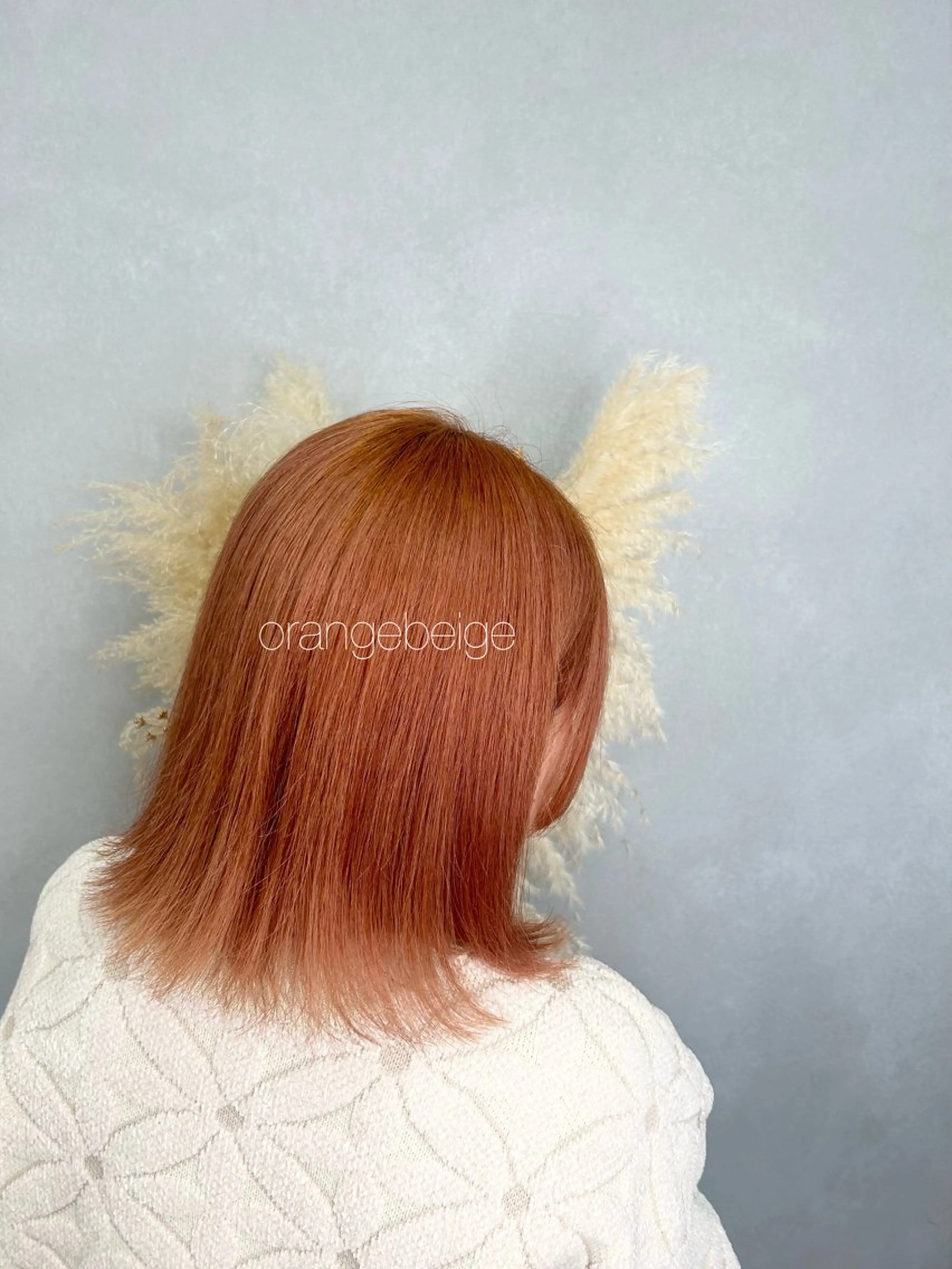ミディアム カラー ベージュカラー ブリーチ オレンジ オレンジベージュ カット ヘアカラー トリートメント 暖色･似合わせカラー (廣石沙英🎀)のヘアスタイル