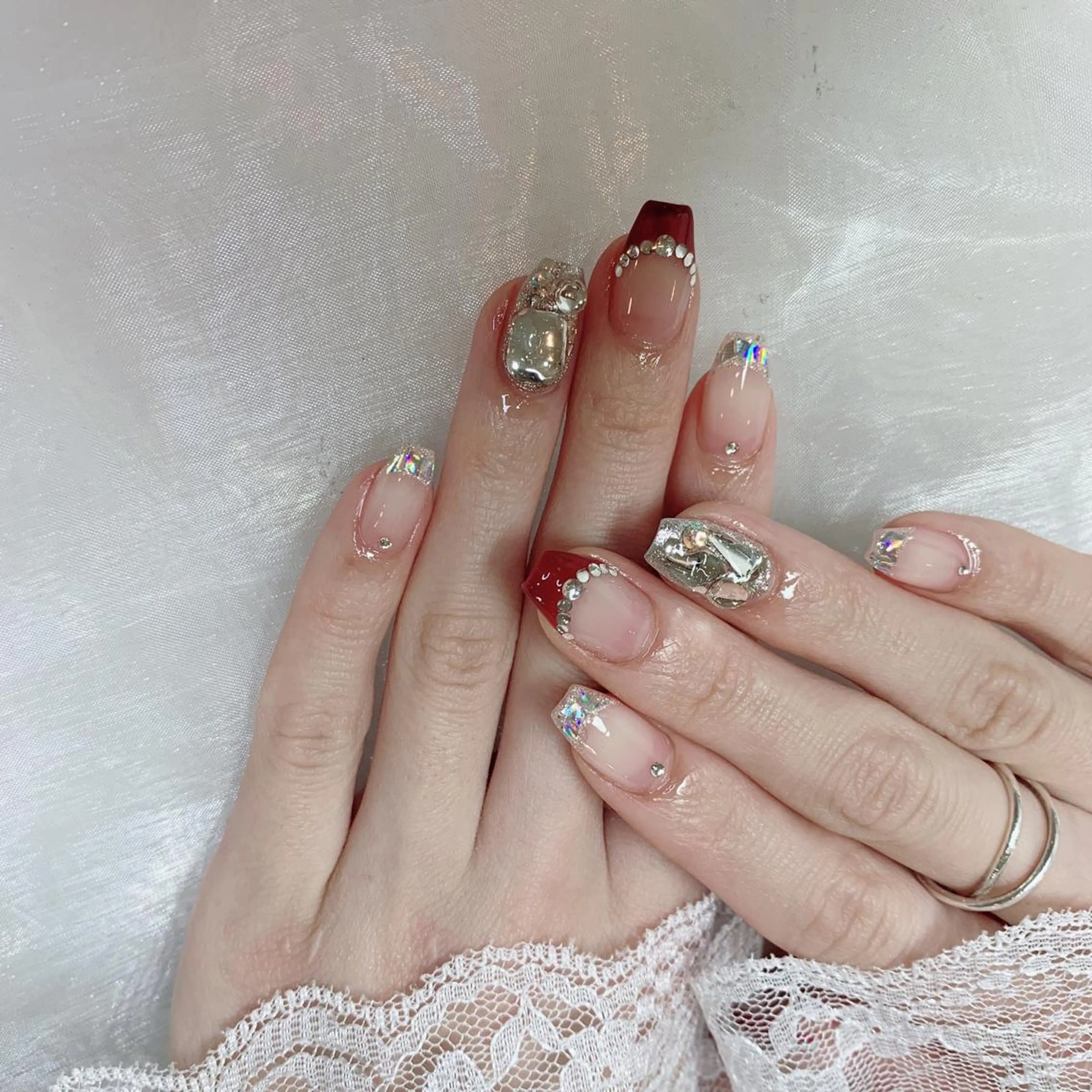 ネイル ハンドネイル La neige* yuki 🥯🍑のネイルデザイン