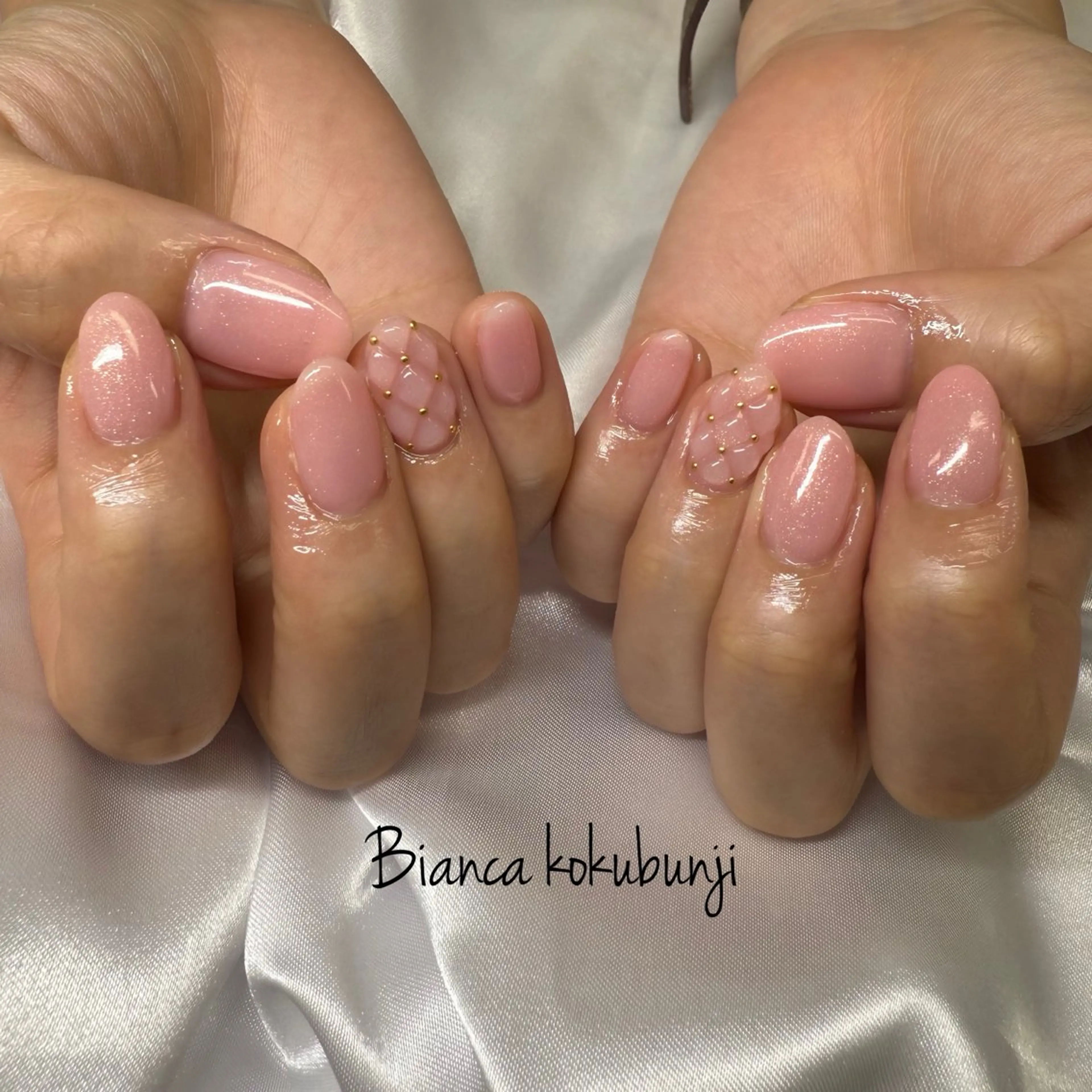 ネイル キラキラネイル ハンドネイル Bianca☁国分寺 🤍店長/黒木愛美のネイルデザイン