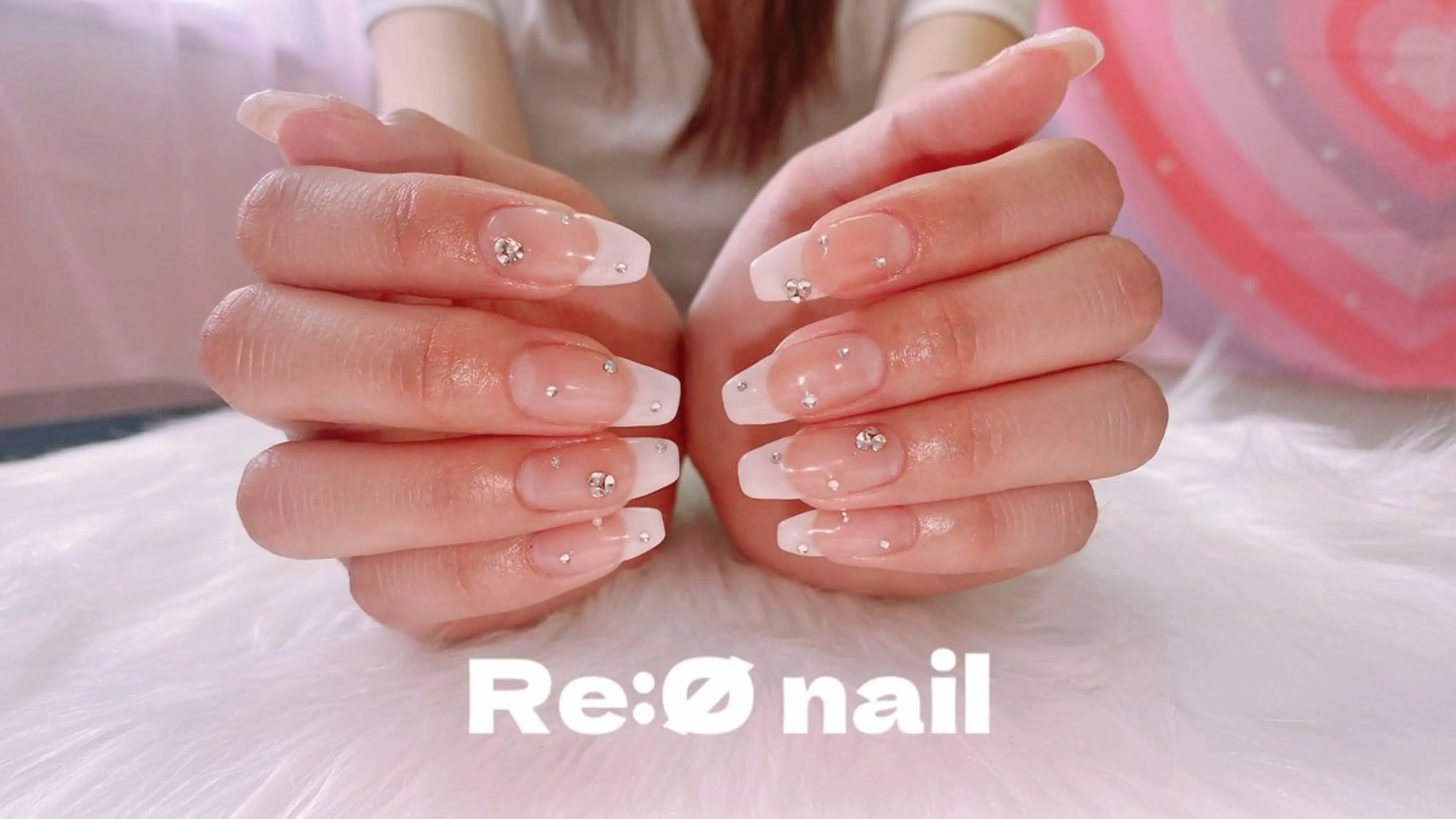 ネイル フレンチネイル ハンドネイル Re:Ø nail 🩵TSUJIのネイルデザイン