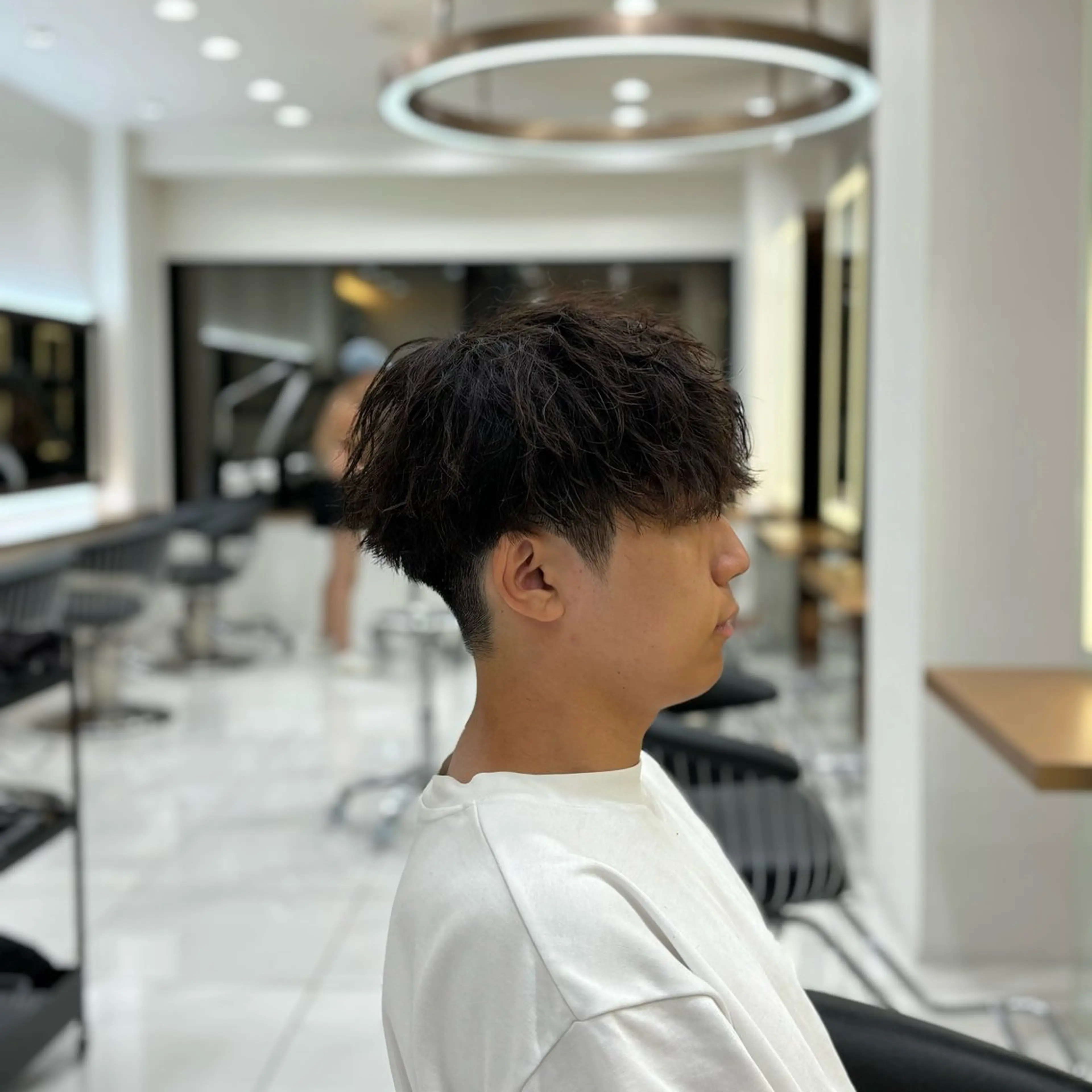 ショート パーマ メンズ カット パーマ メンズパーマ/ メンズカット/仙田旭のヘアスタイル