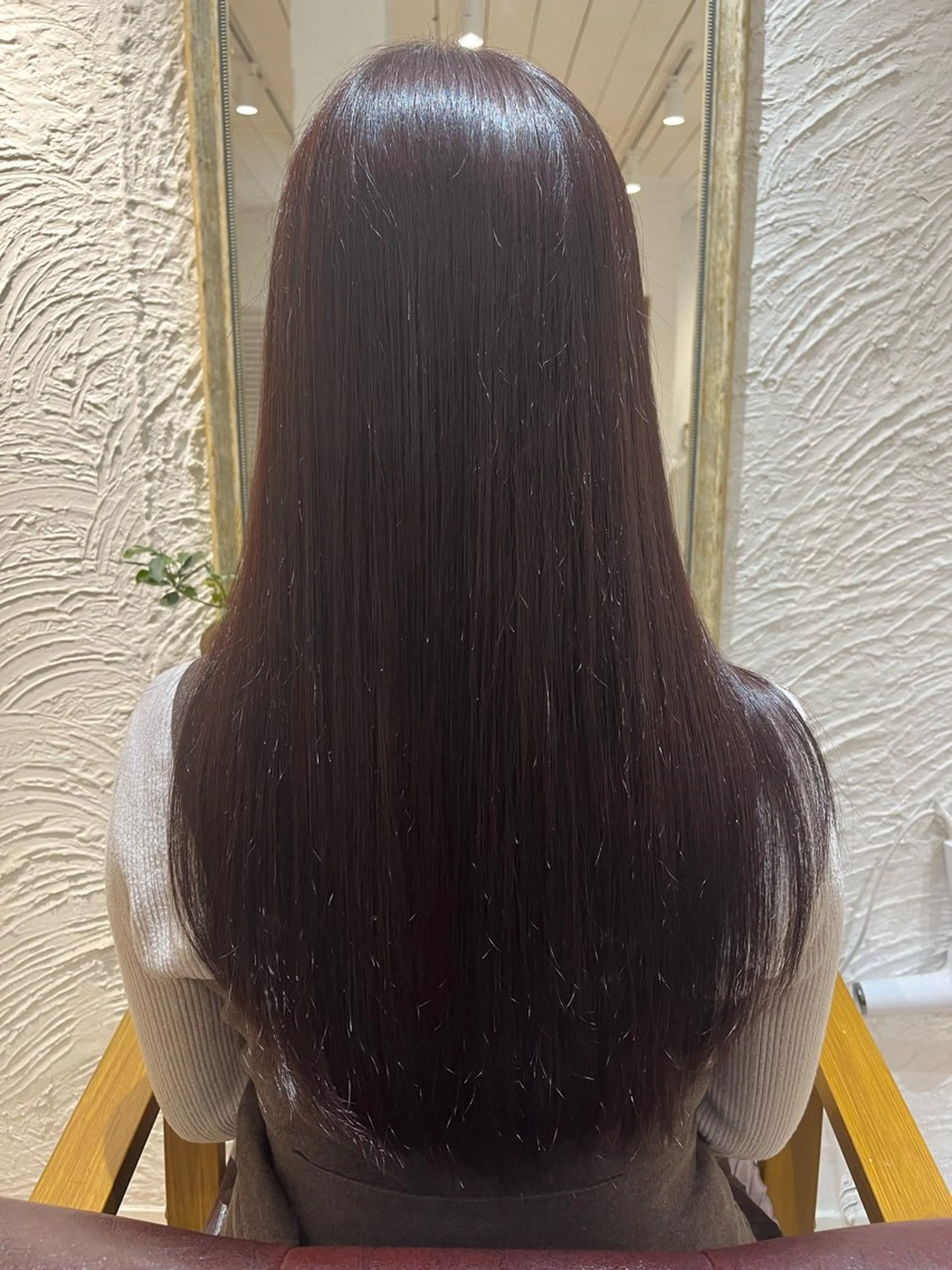 ロング カラー バイオレットカラー 縮毛矯正 🌈透明感カラー🌈 🌟吉田祐介🌟のヘアスタイル