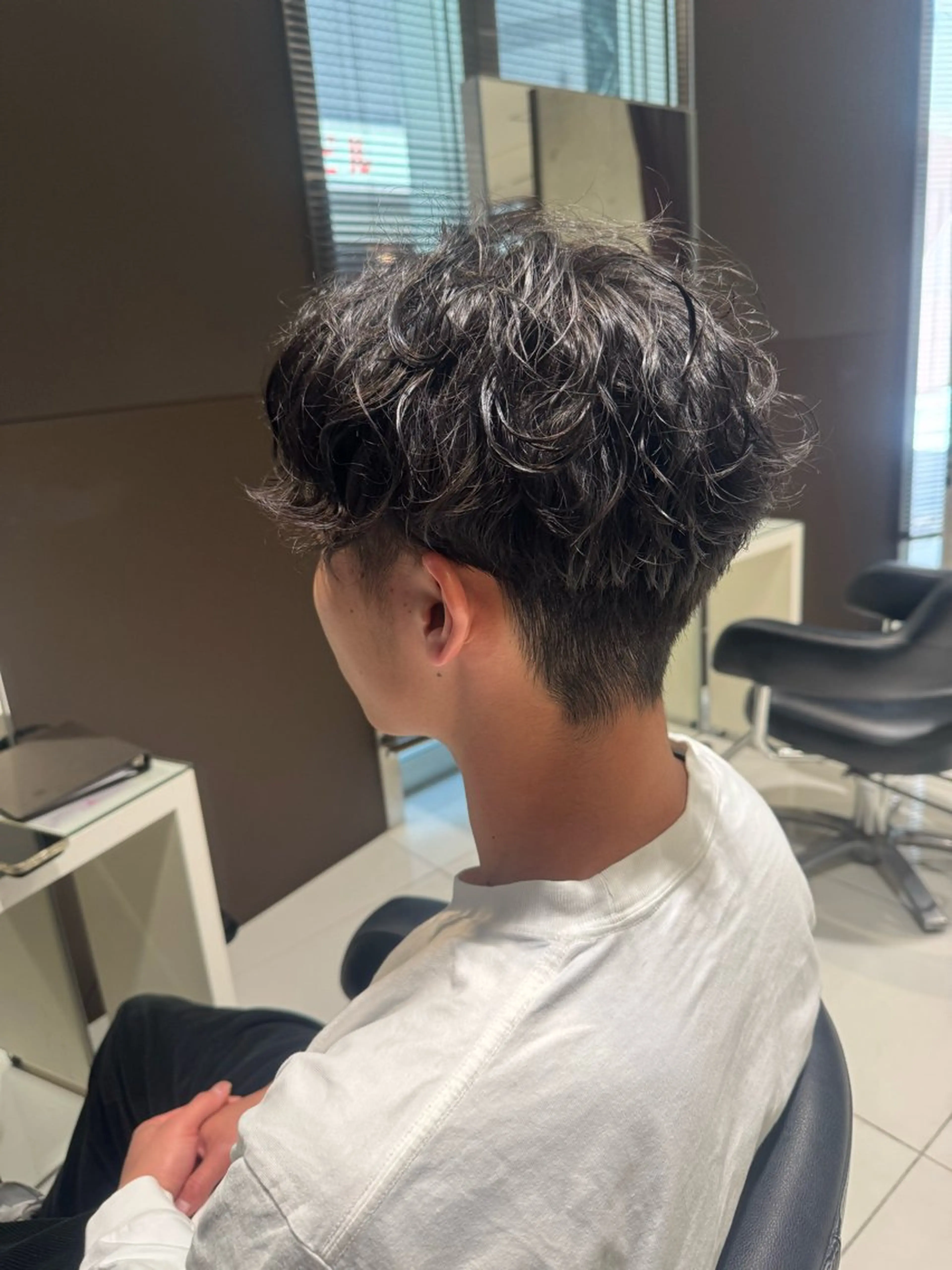 ショート パーマ メンズ カット パーマ AVANCE. annaのヘアスタイル