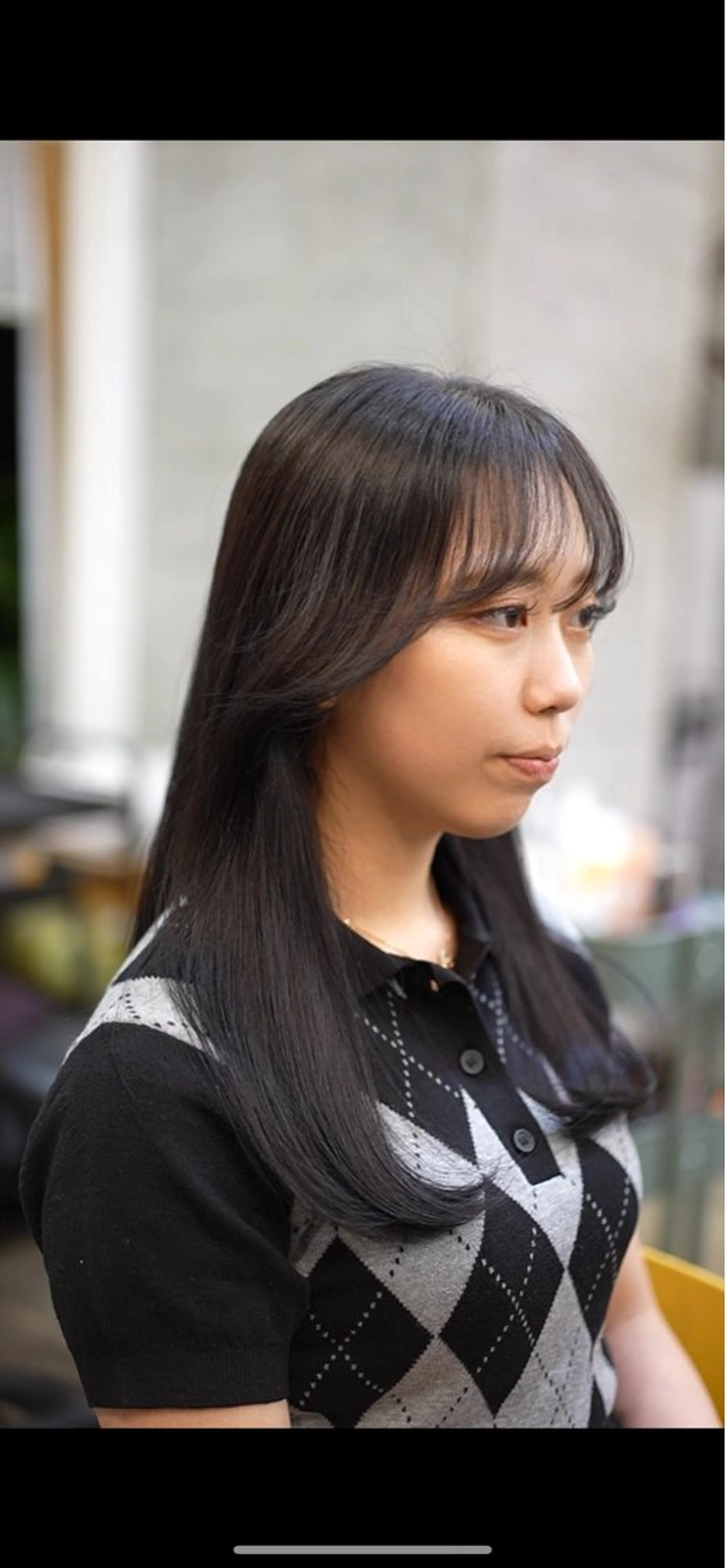 ロング カット まとまるレイヤー カット/透明感カラーのヘアスタイル