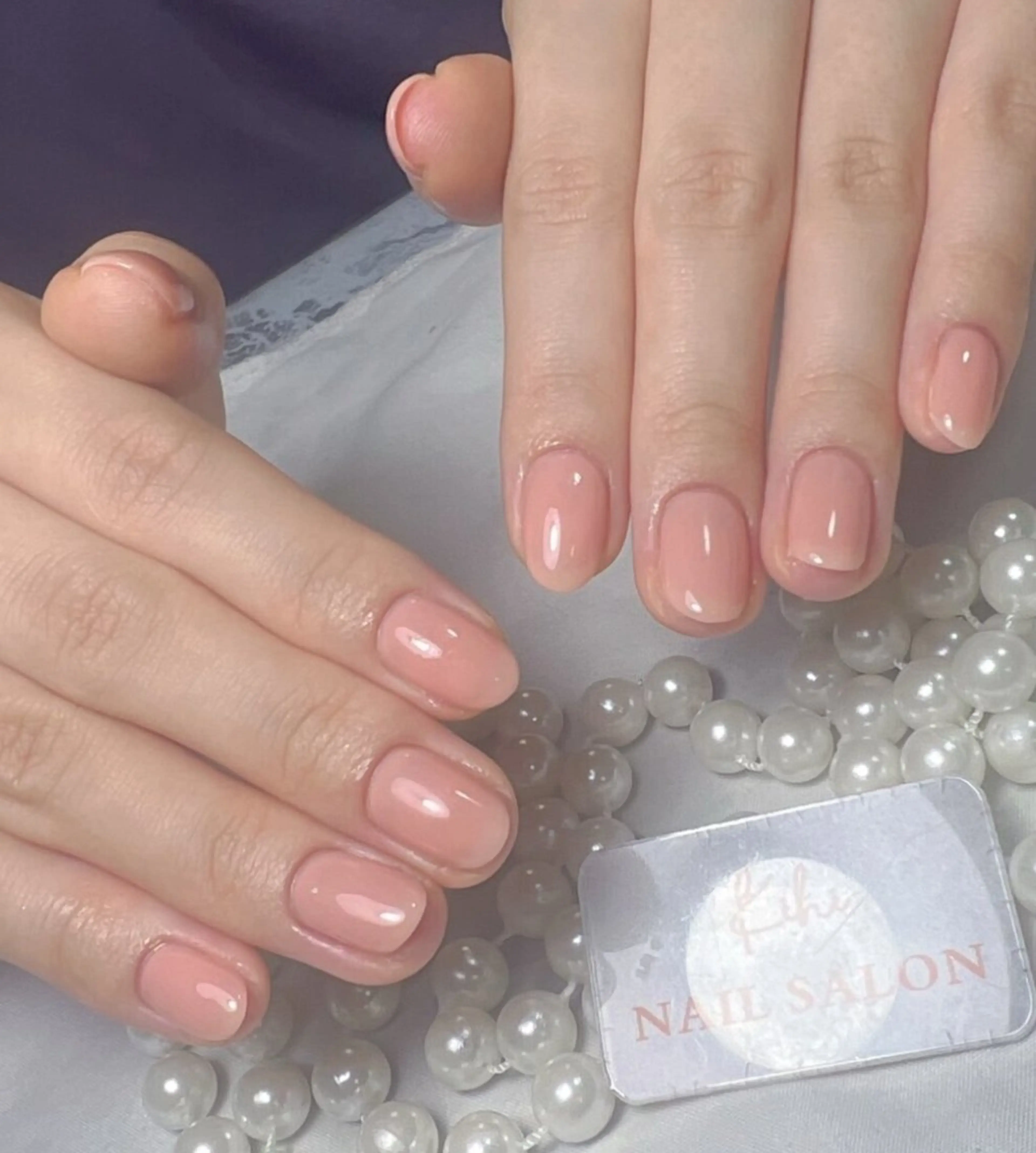 ネイル アートネイル フレンチネイル ジェルネイル グラデーション 韓国ネイル 村中 ハナのネイルデザイン