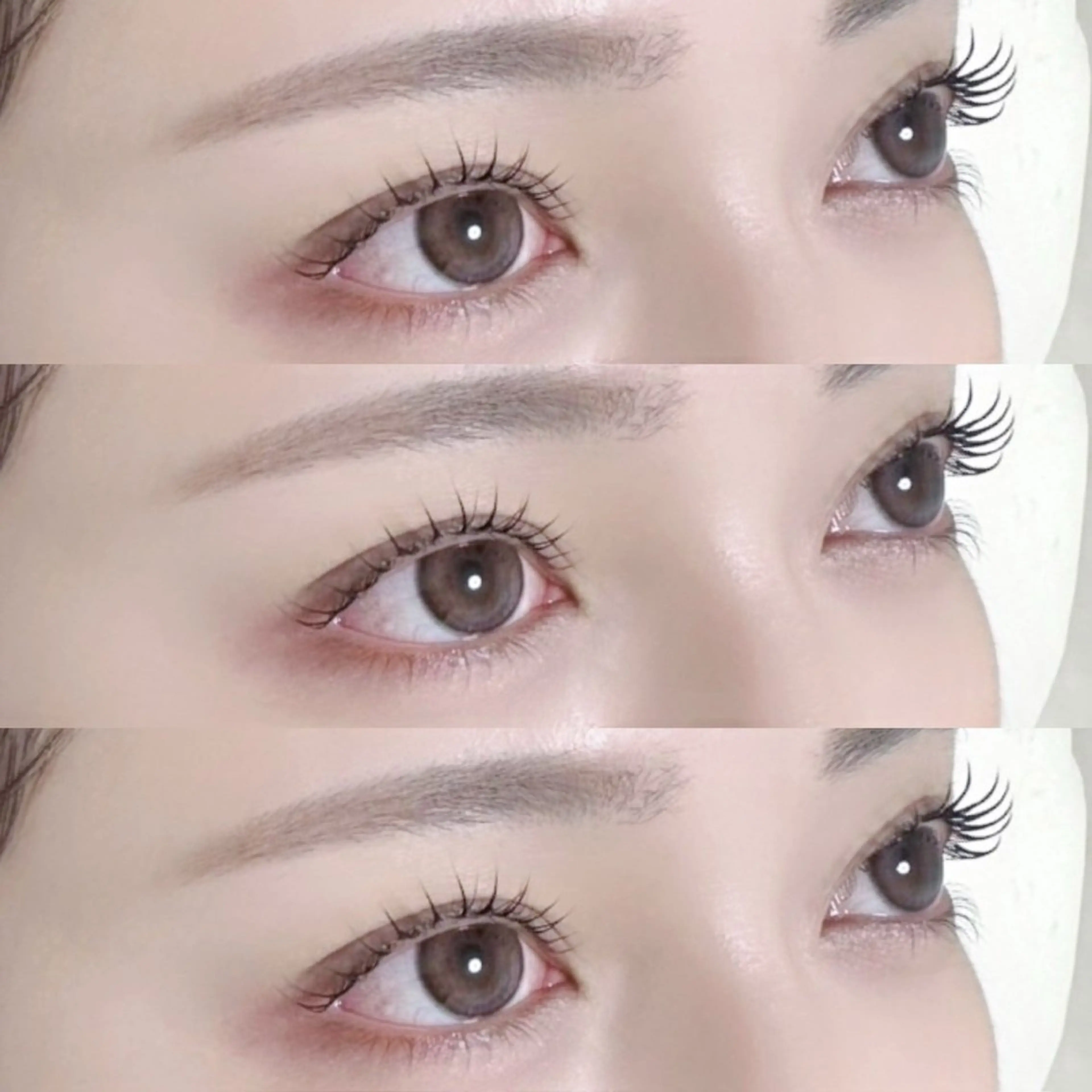 マツエク・マツパ 束感まつ毛 韓国風マツエク パリジェンヌラッシュリフト 一重×まつ毛パーマ 🎀Ayano🎀 アイブロウ33大名店のマツエク・マツパデザイン