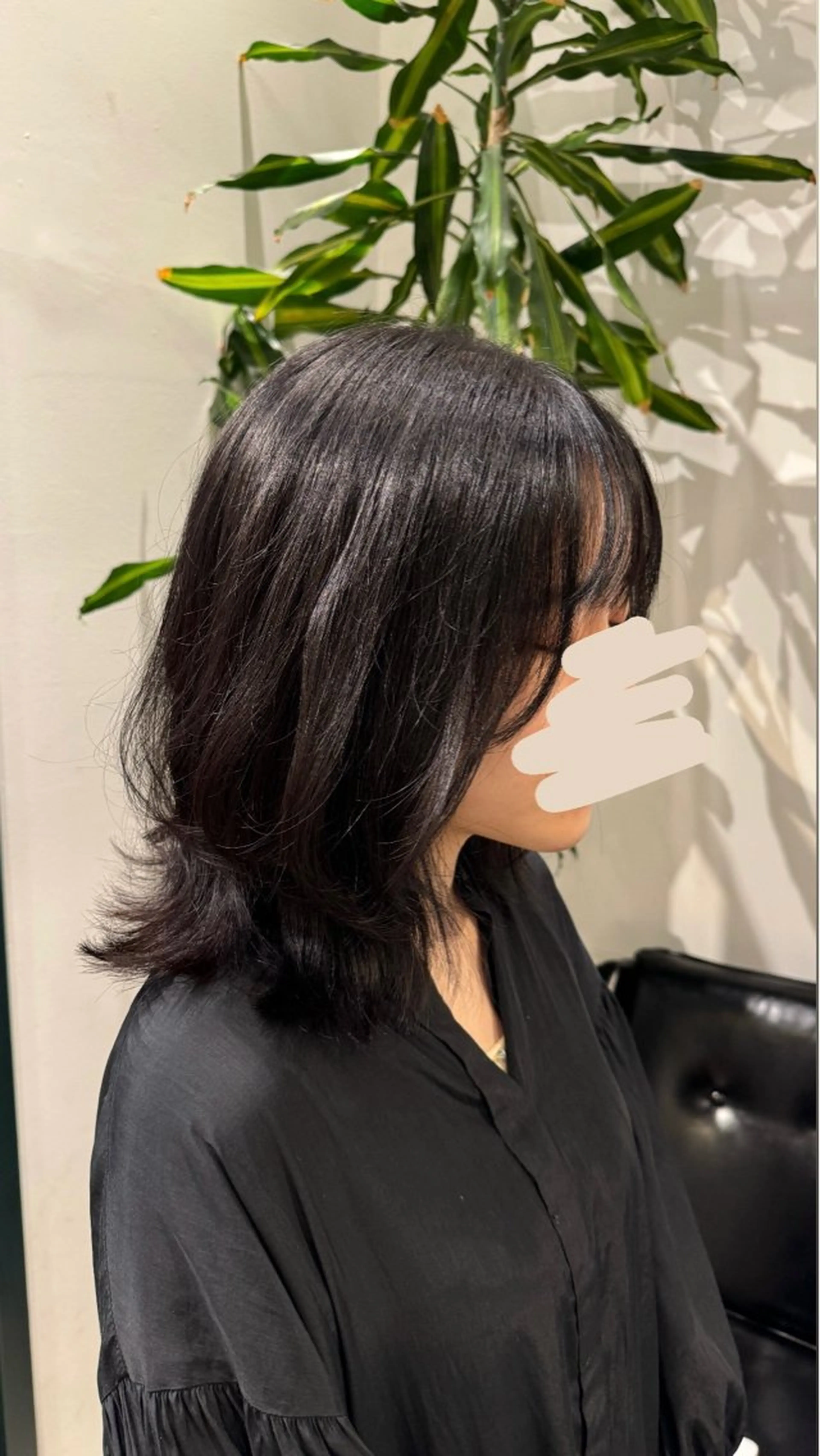 ミディアム 黒岩 珠奈のヘアスタイル