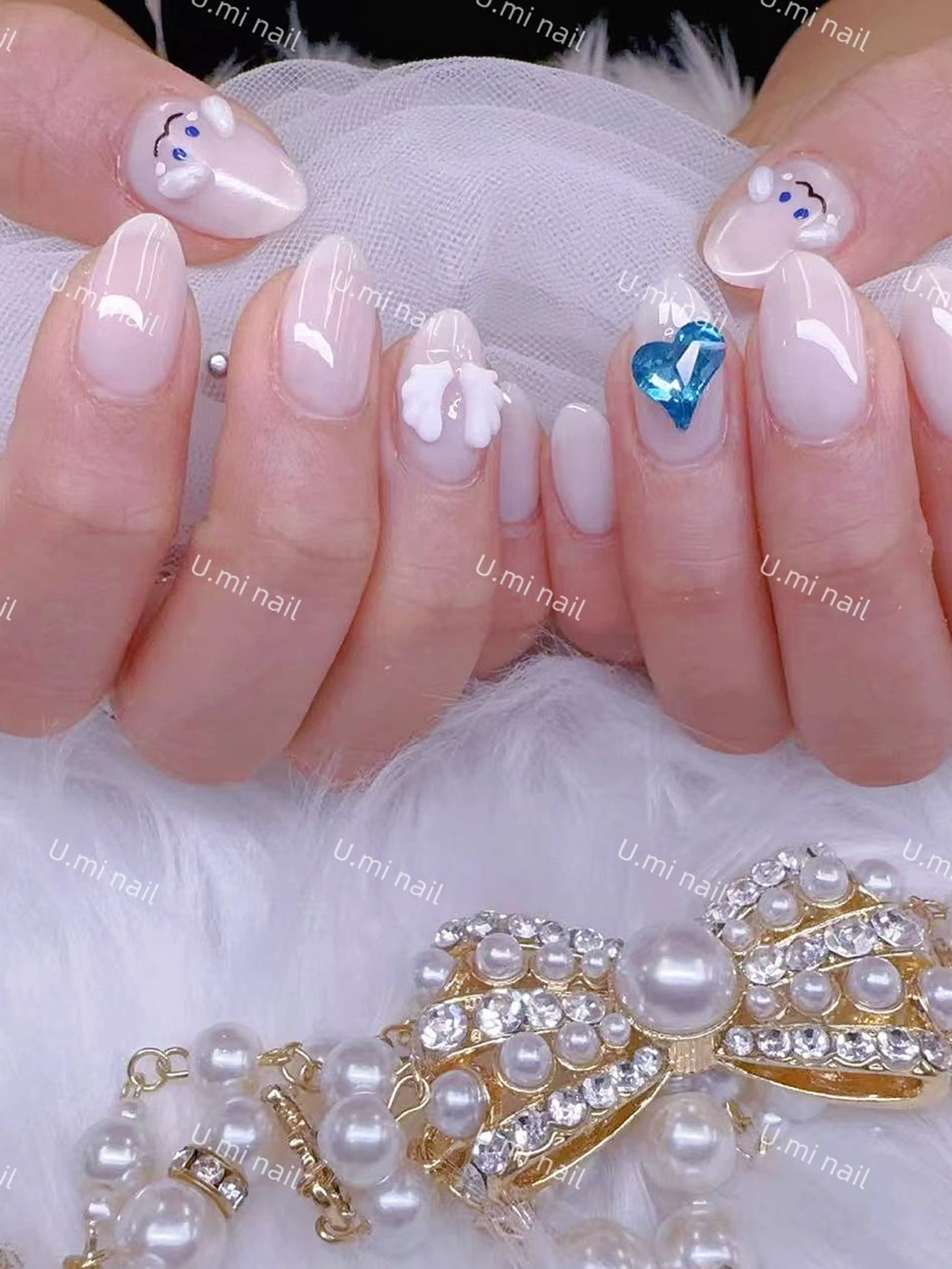 ネイル U・mi  nail salon【長さ出し/パラジェル/持ち込み/定額ネイル/学割U24】所属・Uminail ゆうゆうのネイルデザイン