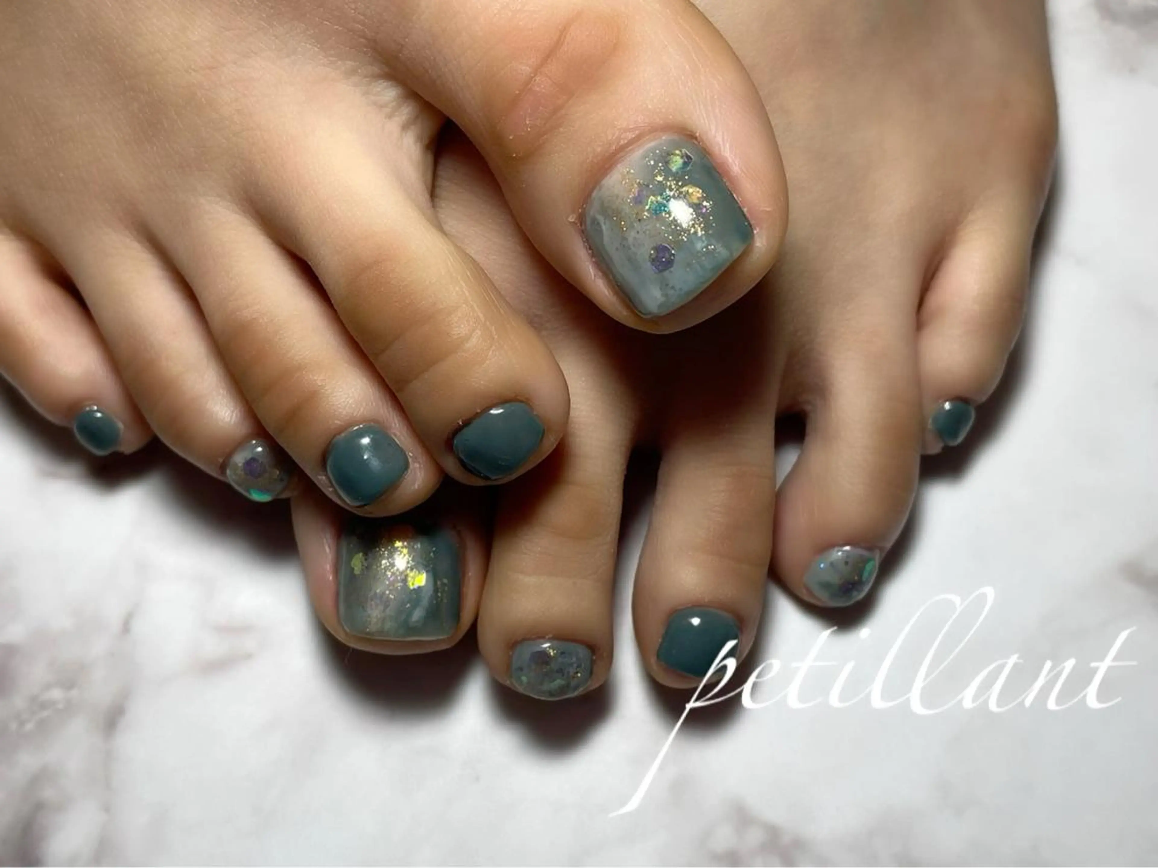 ネイル フットネイル フットネイル petillant所属・nail salon petillantのネイルデザイン