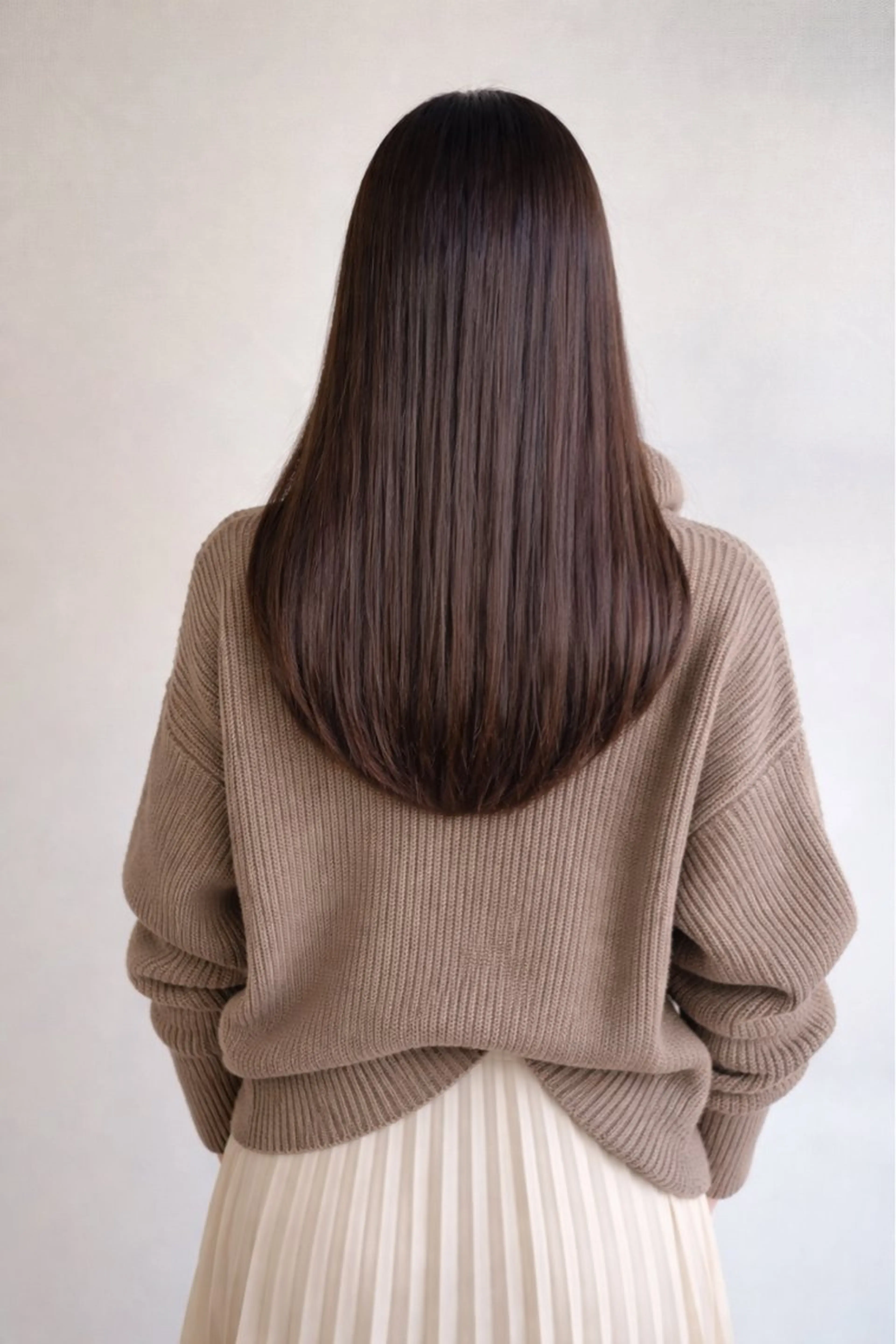 ロング パーマ カット 縮毛矯正 トリートメント よしなり あみのヘアスタイル