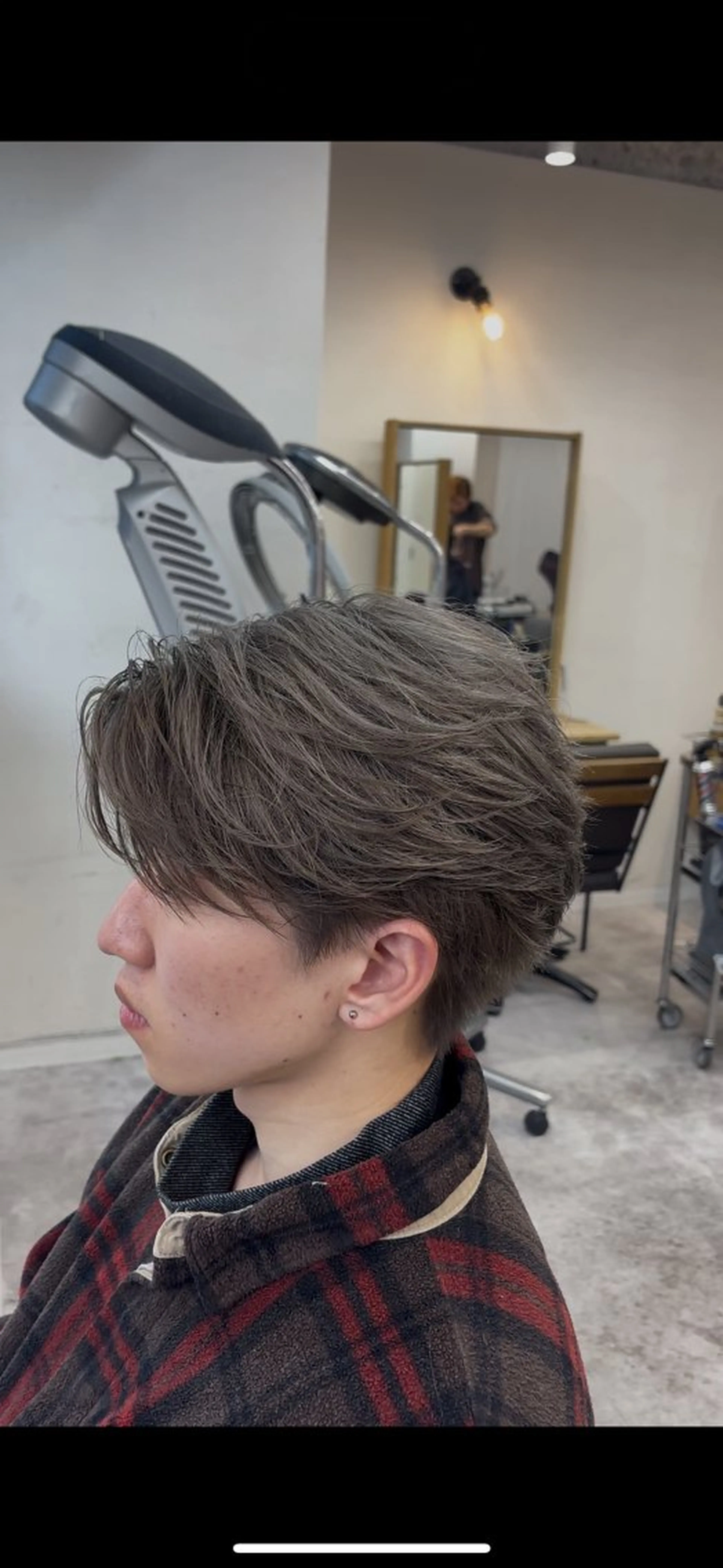 カラー メンズ グレージュ DIECE所属・渋谷【メンズ特化】 レンのヘアスタイル