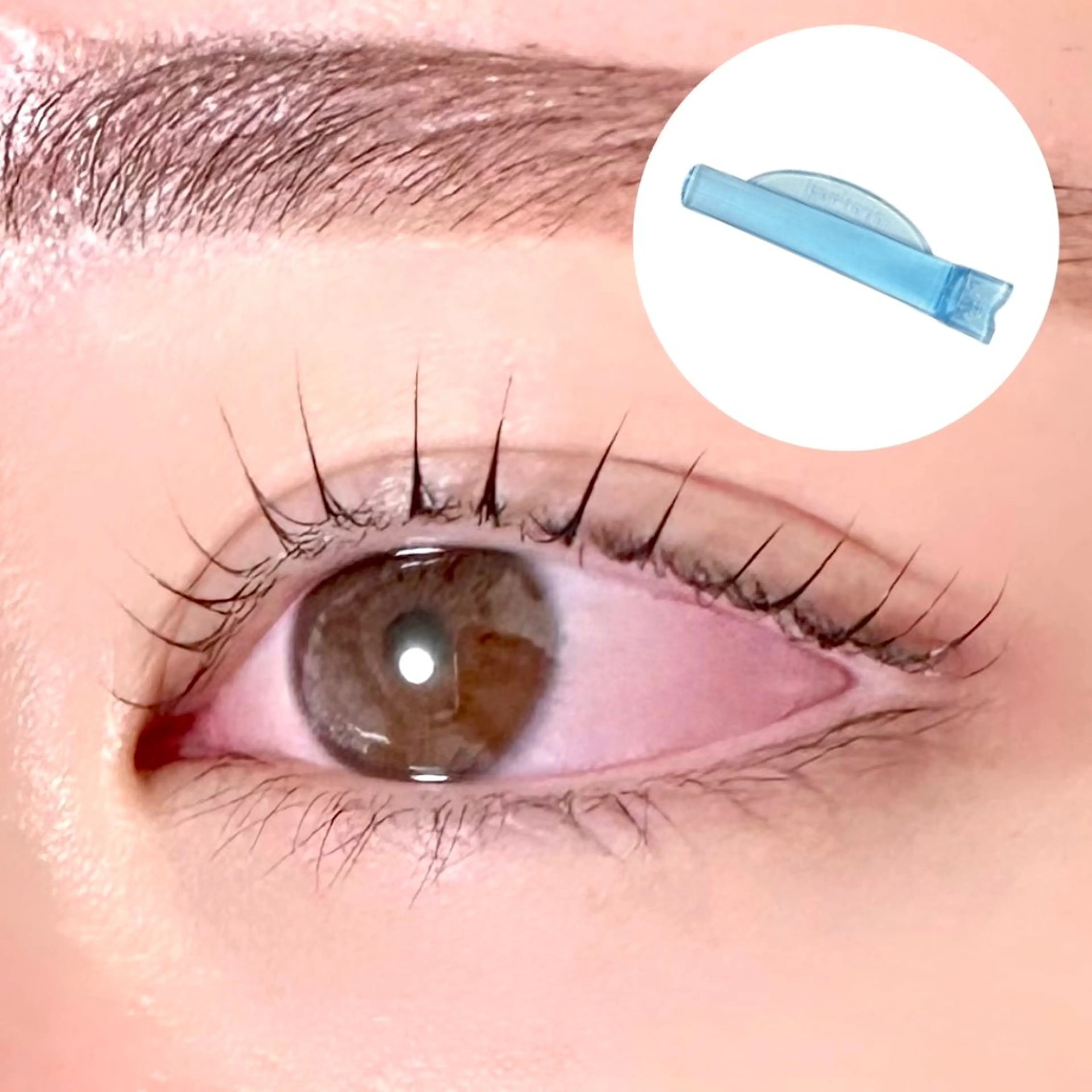 マツエク・マツパ 束感まつ毛 韓国風マツエク パリジェンヌラッシュリフト まつげパーマ 一重×まつ毛パーマ 渋谷／束感まつげ パーマ／YUKIのマツエク・マツパデザイン