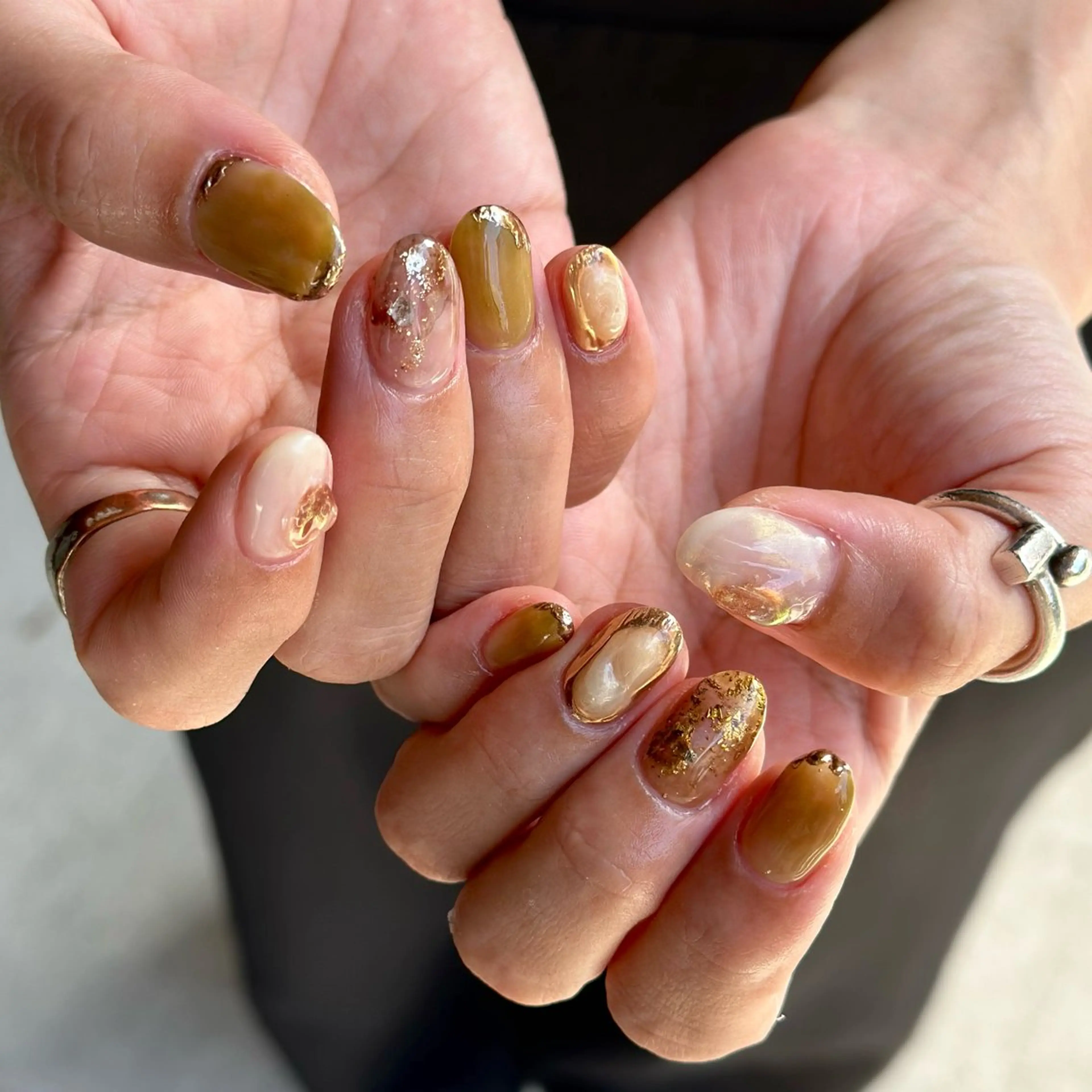 ネイル ニュアンスネイル chinois (シノワ)のネイルデザイン