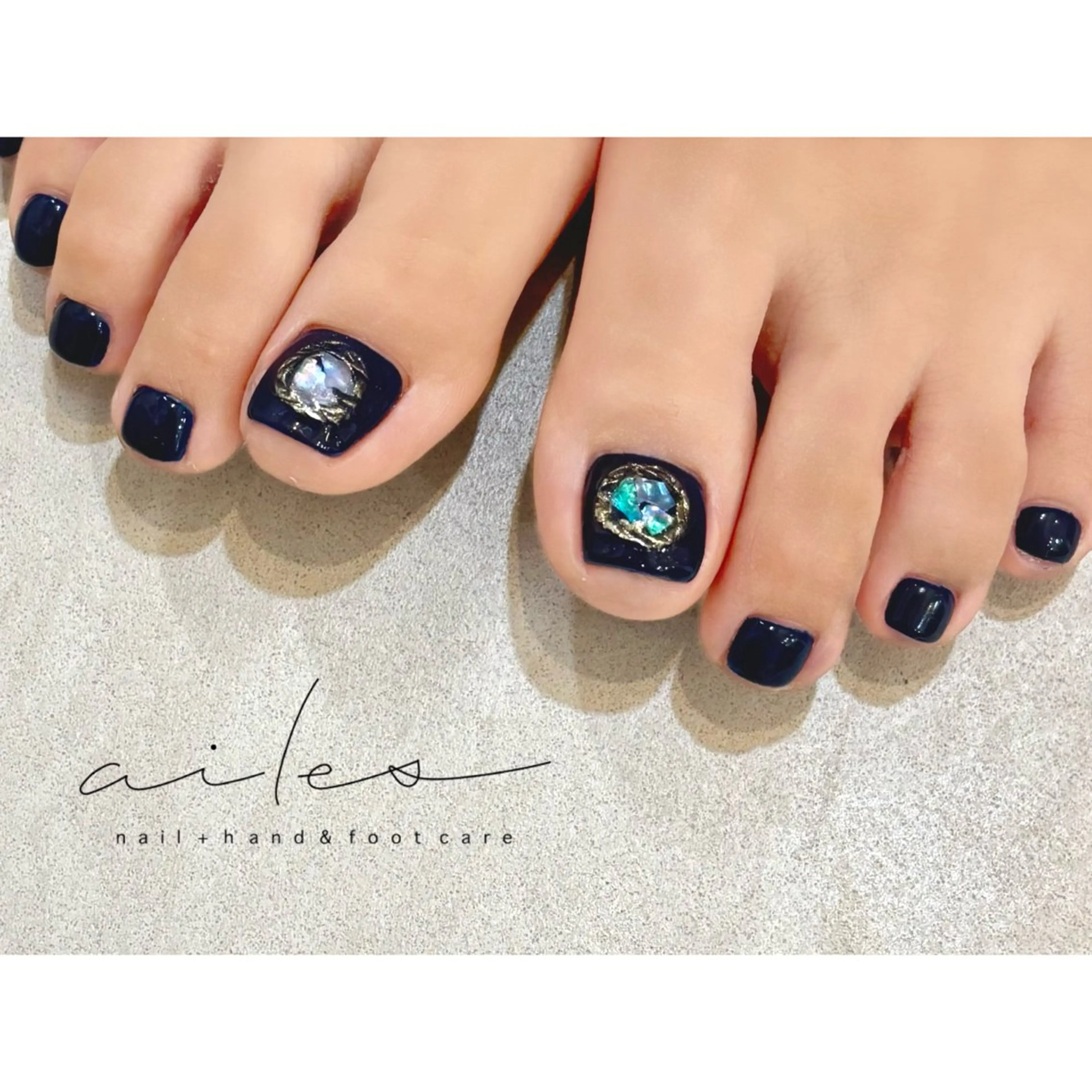 ネイル エールバイクレアチュールドゥエ所属・ailes柏 せきねのネイルデザイン