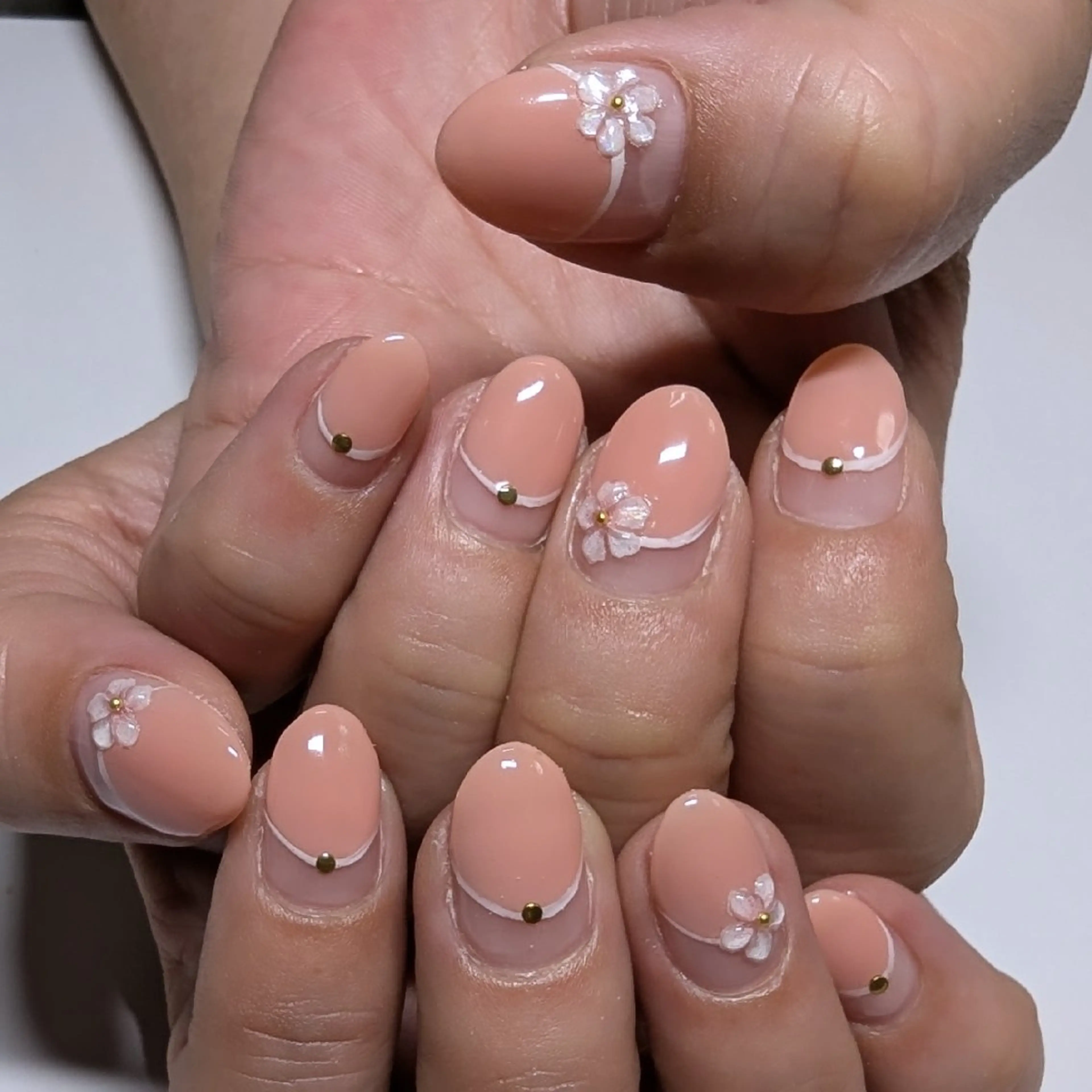 ネイル 長さ出し ハンドネイル KANON所属・☆ KANON☆のネイルデザイン