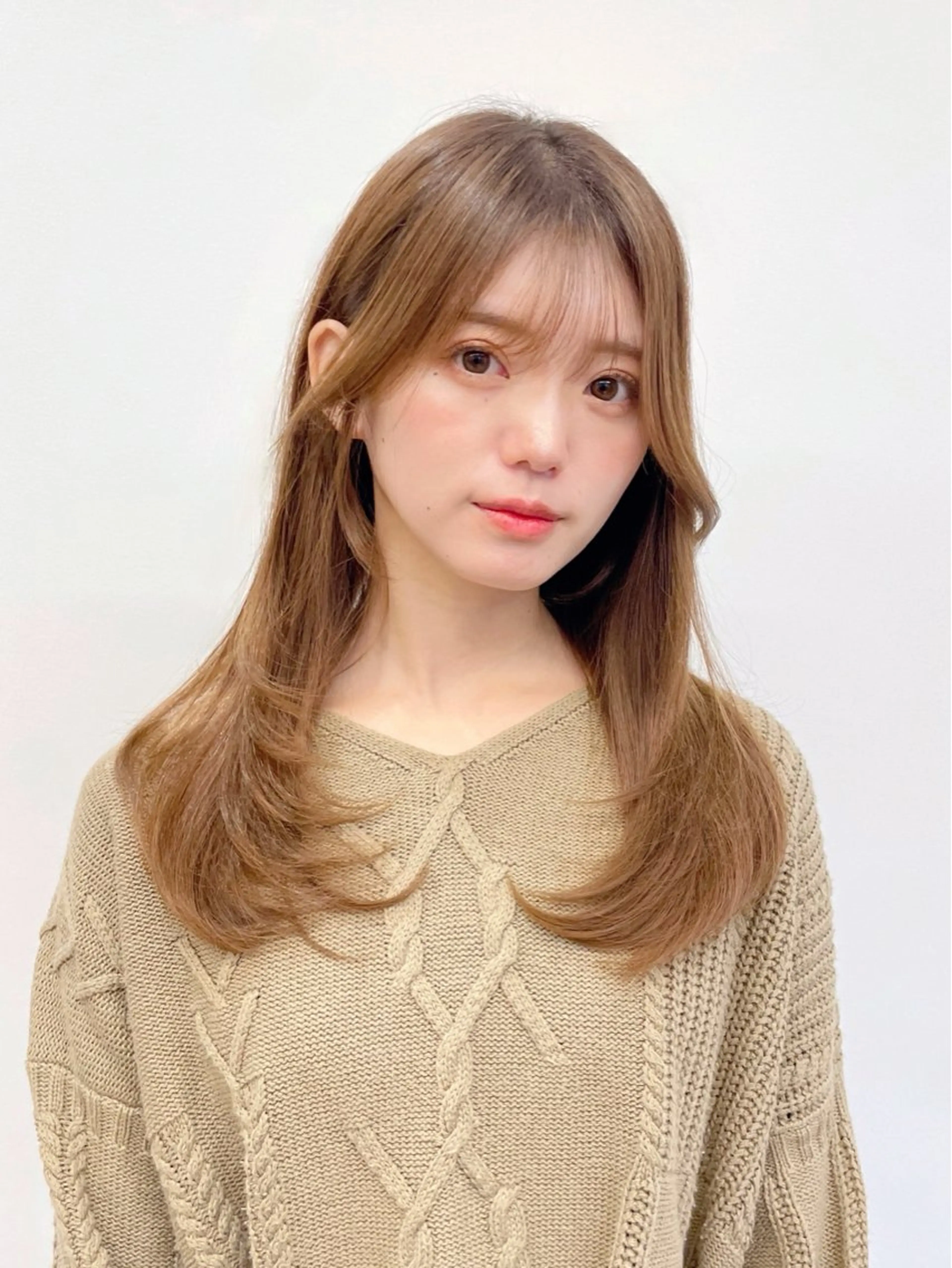 セミロング 艶髪/髪質改善 ナカムラのヘアスタイル