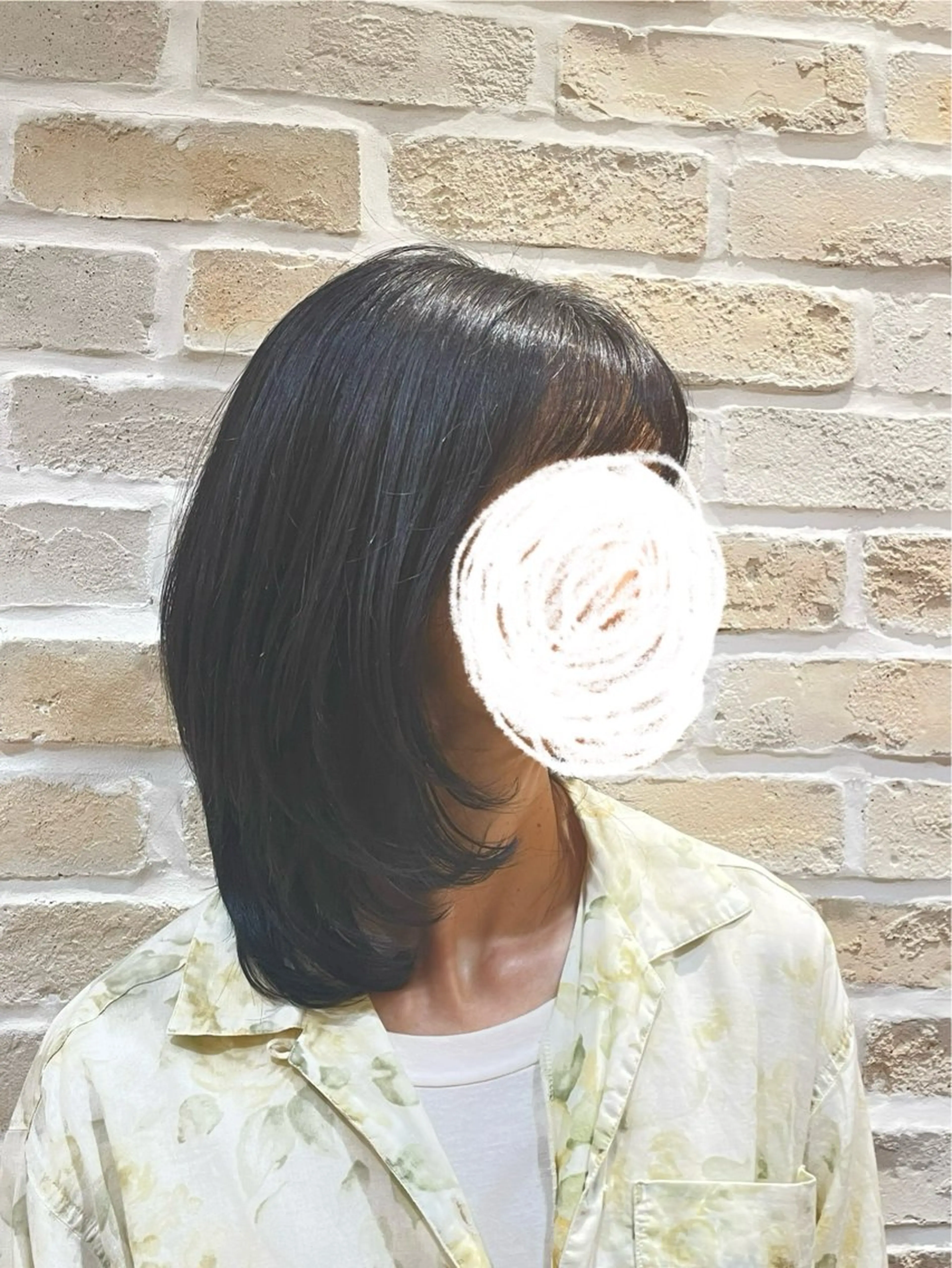 ミディアム 顔周りカット CHICCA津田沼奏の杜店所属・CHICCA津田沼 吉永りんかのヘアスタイル