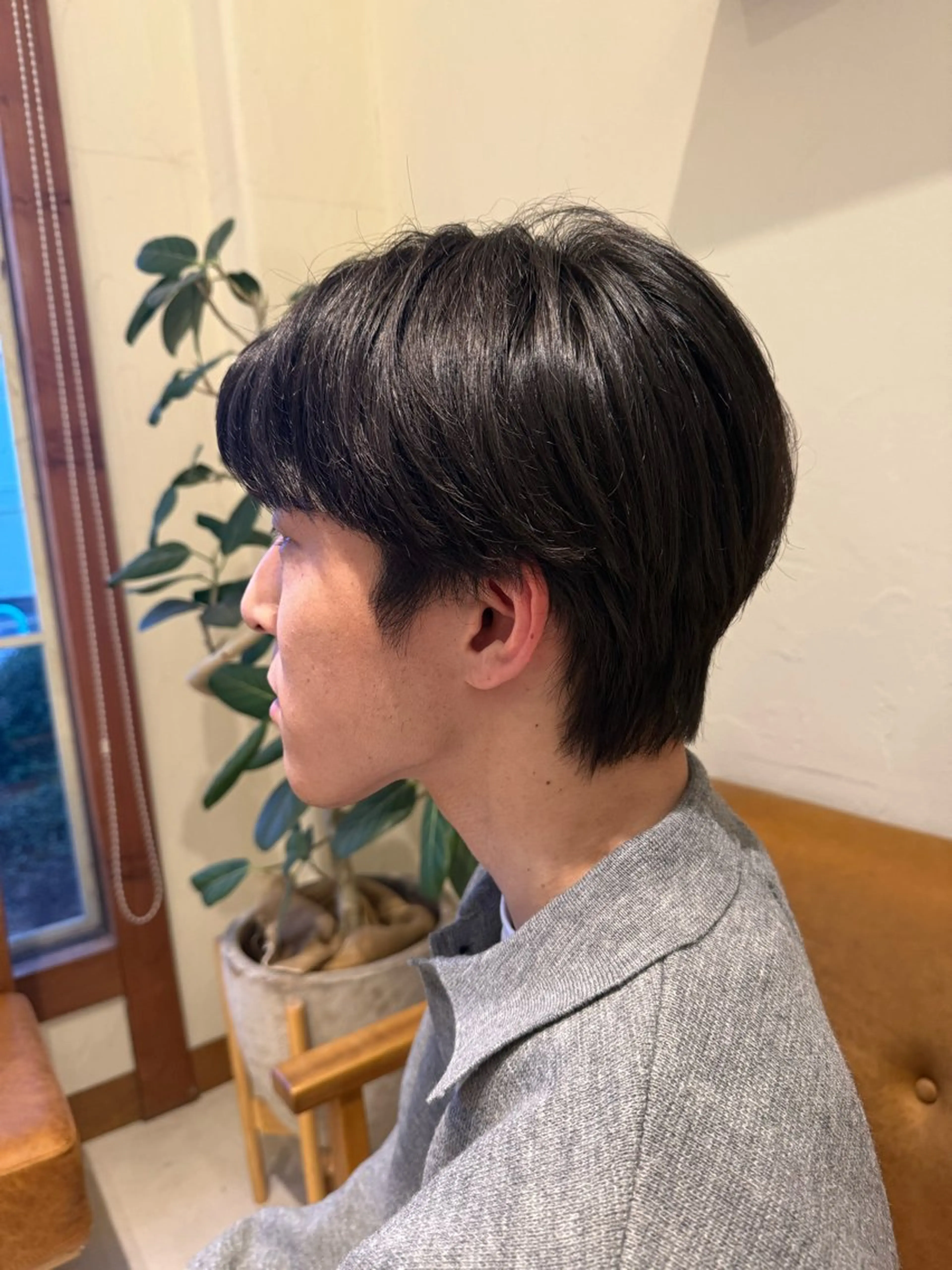 メンズ カット ヘッドスパ 🪼透明感カラー 🍒暖色艶カラー🍓のヘアスタイル