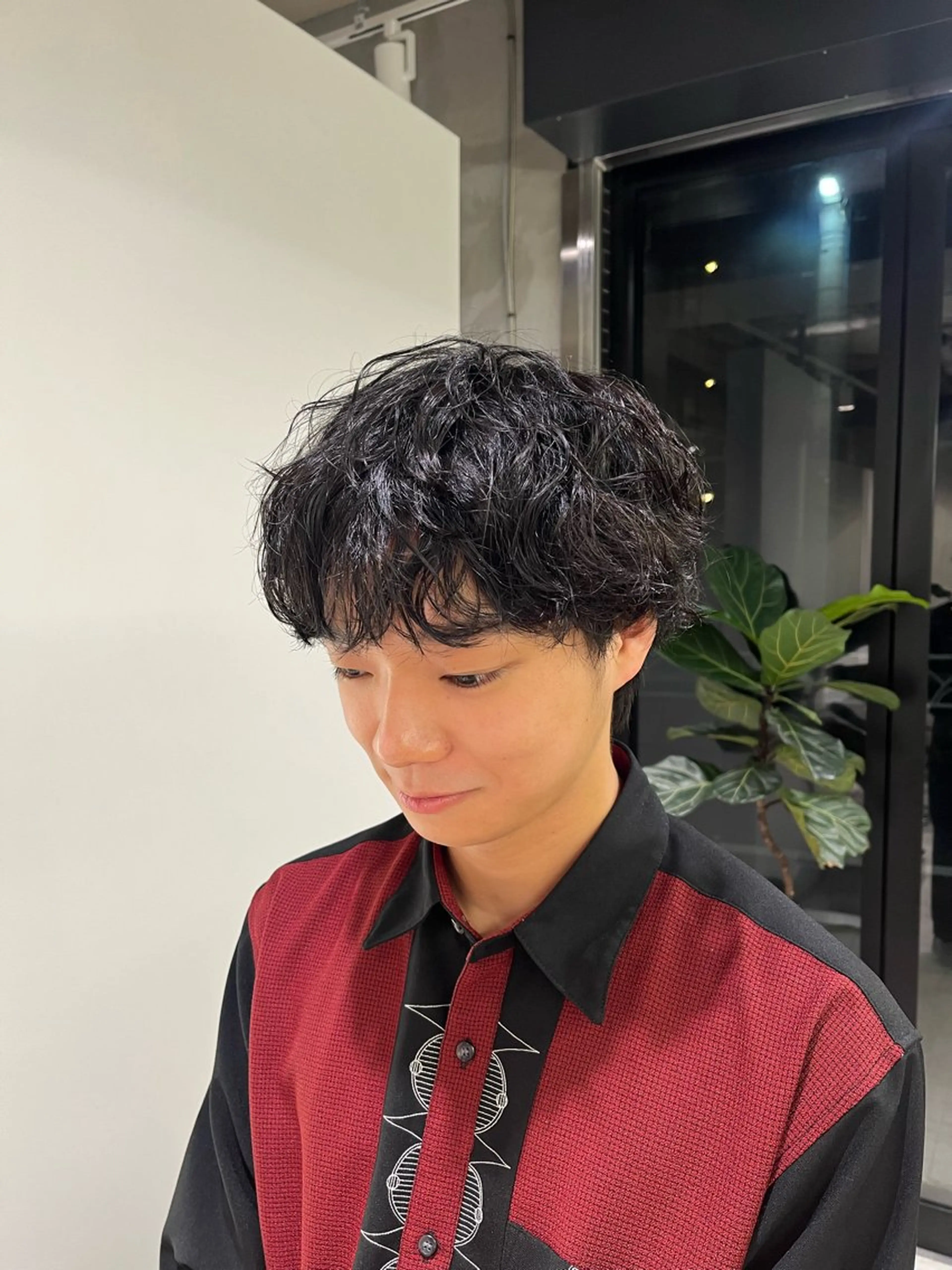 パーマ メンズ 結衣/ 透明感カラー🎀のヘアスタイル