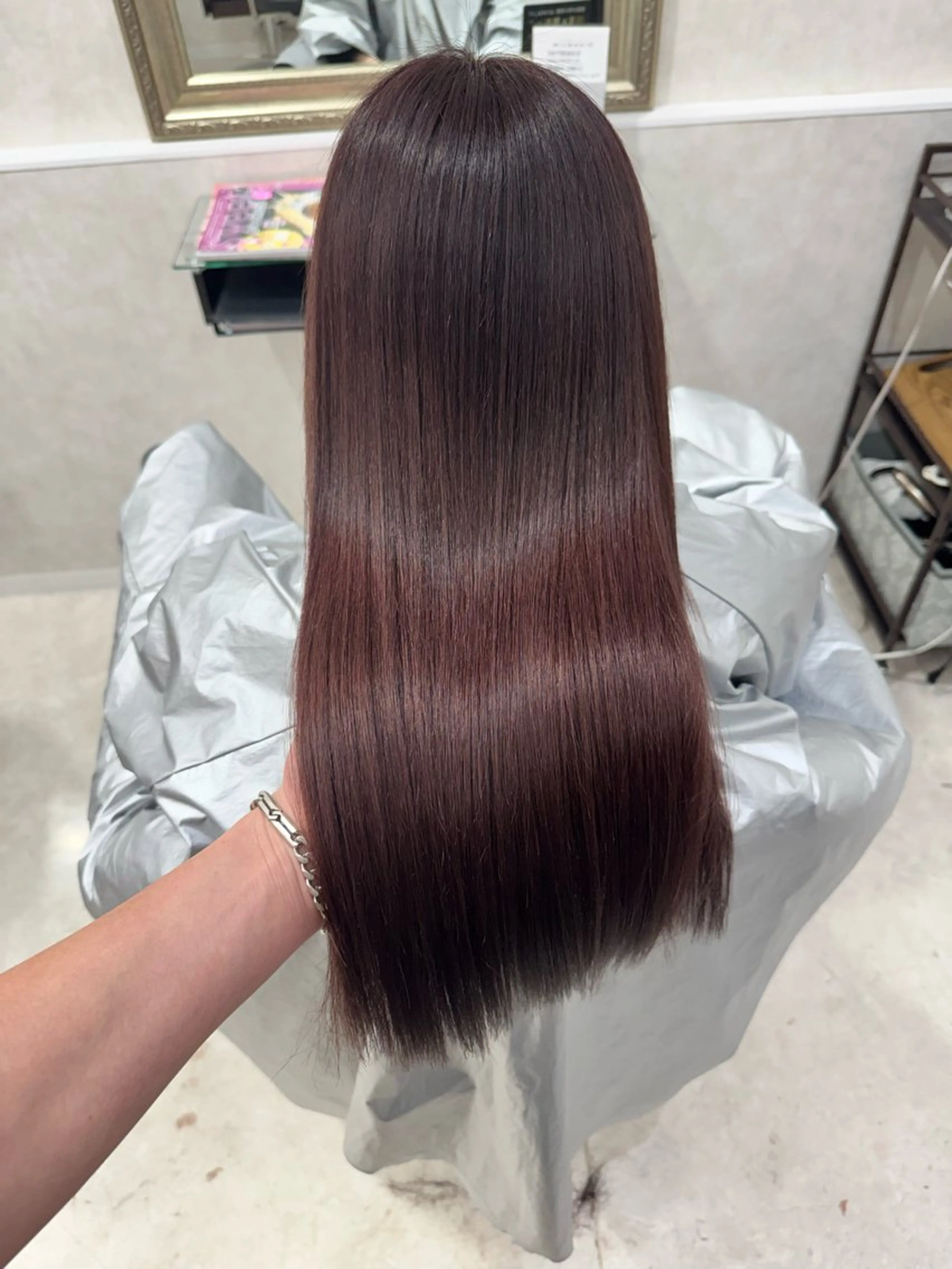 ロング カット ヘアカラー トリートメント ＆tigre 佐藤秀太のヘアスタイル